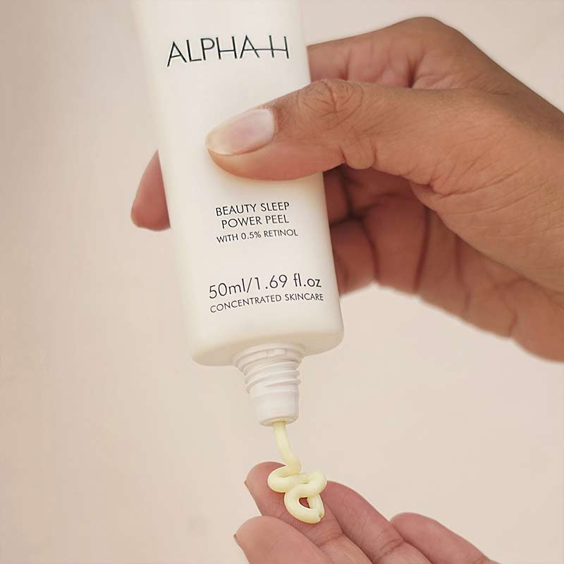 Alpha H Beauty Sleep Power Peel - 14% Glycolic Acid & 0.5% Retinol Overnight Facial Treatment for Glowing Skin | Anti-Aging Night Cream for Fine Lines & Wrinkles | Perfect for Nighttime Skincare Routine & Post-Party Skin Recovery