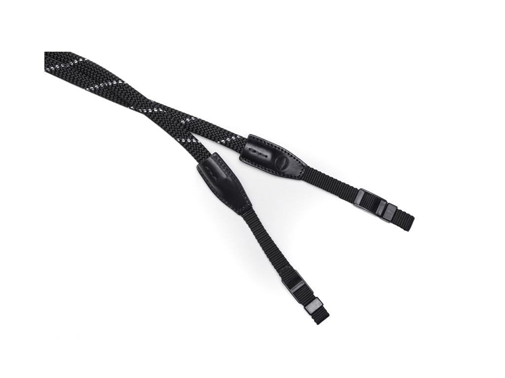 Leica Rope Strap - 100cm Black Reflective Camera Neck Strap for DSLR & Mirrorless Cameras | Durable & Adjustable | Perfect for Outdoor Photography, Travel & Everyday Use