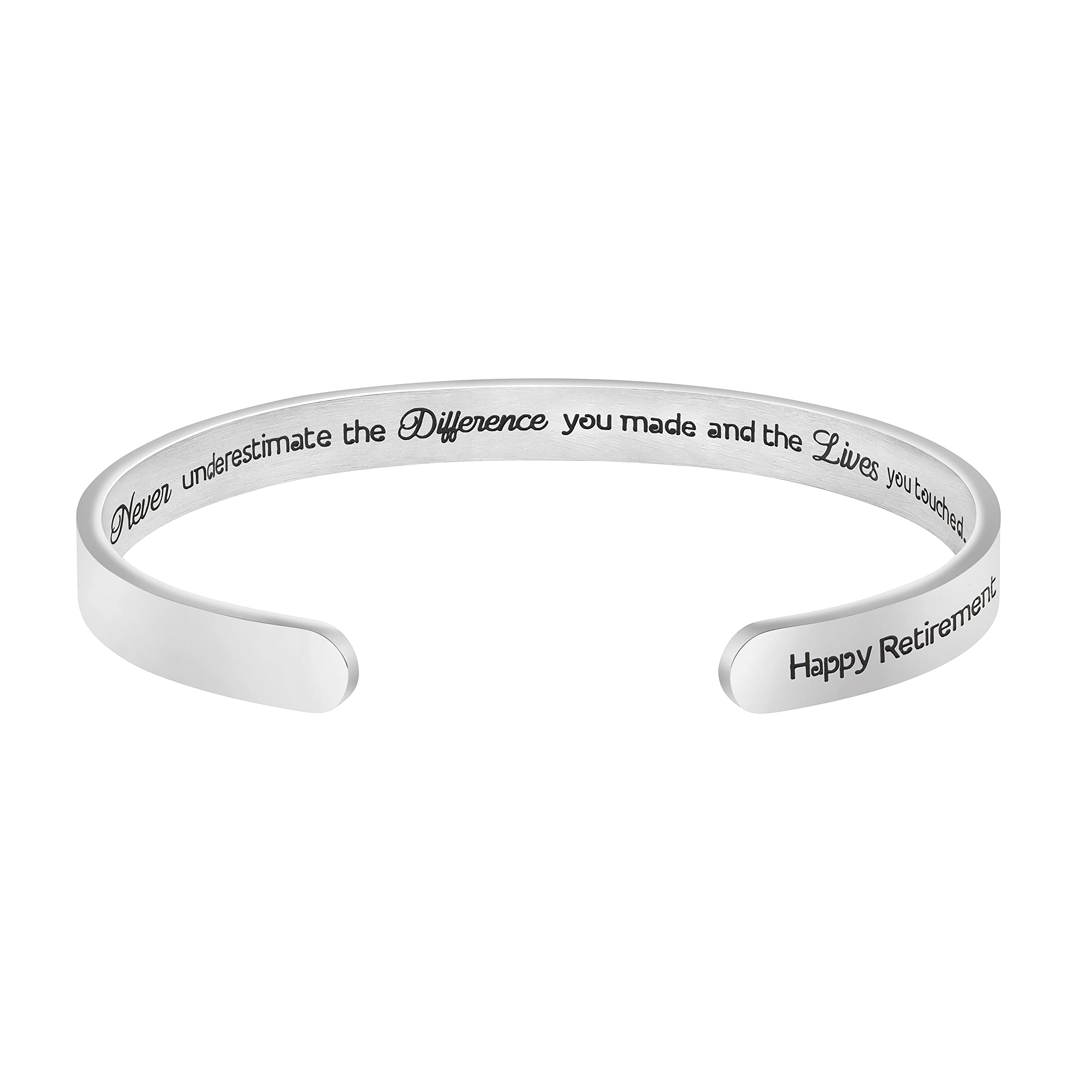 JoycuFF Inspirational Bracelet for Women - Personalized Engraved Gift for Mom, Birthday Jewelry - Perfect for Daily Wear & Special Occasions