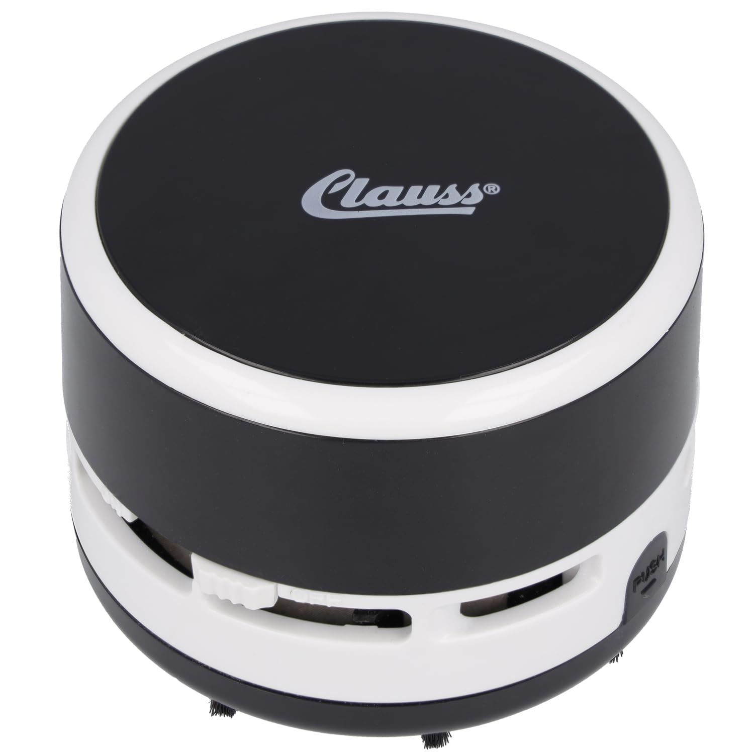 Clauss Handvac 2Clean Cordless Mini Vacuum Cleaner - Portable Handheld Vacuum for Car, Home & Office Cleaning - Black Battery Operated Cleaning Kit