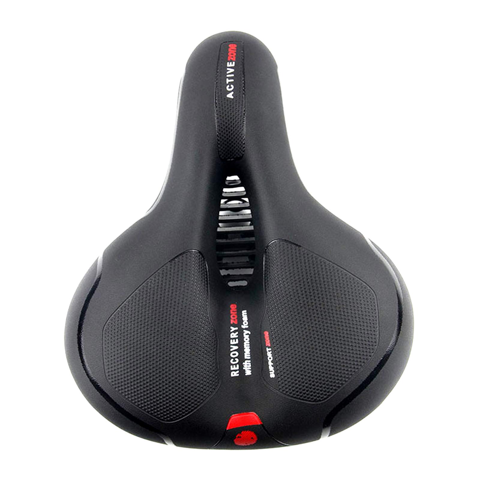 SANON Comfortable Padded Bike Seat - Ergonomic Design for Men & Women - Shock Absorbing Cycling Saddle for Road Bikes, Mountain Bikes & Commuting - Perfect for Long Rides & Daily Exercise