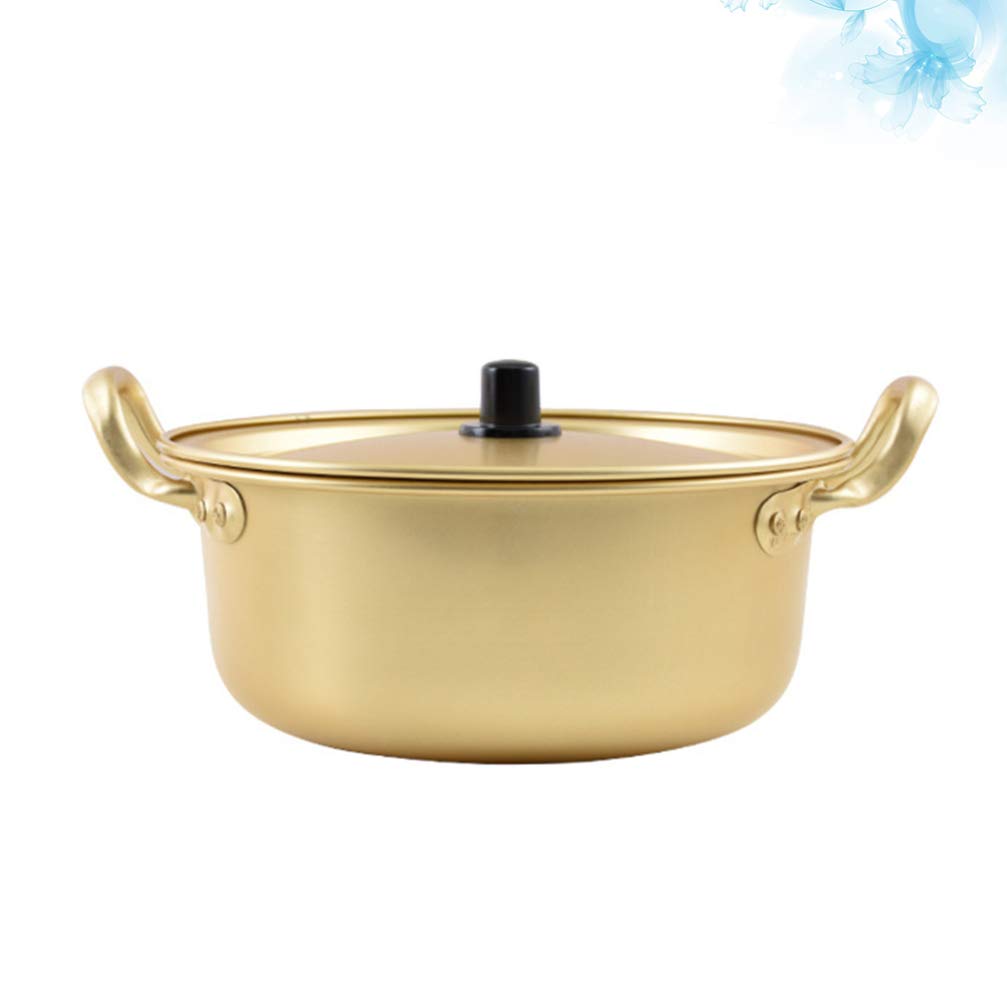 **DOITOOL Korean Instant Noodle Pot – Mini Ramen & Stew Pot with Double Handles, Non-Stick, Multi-Functional for Quick Meals, Dorm Cooking, and Hot Pot at Home**