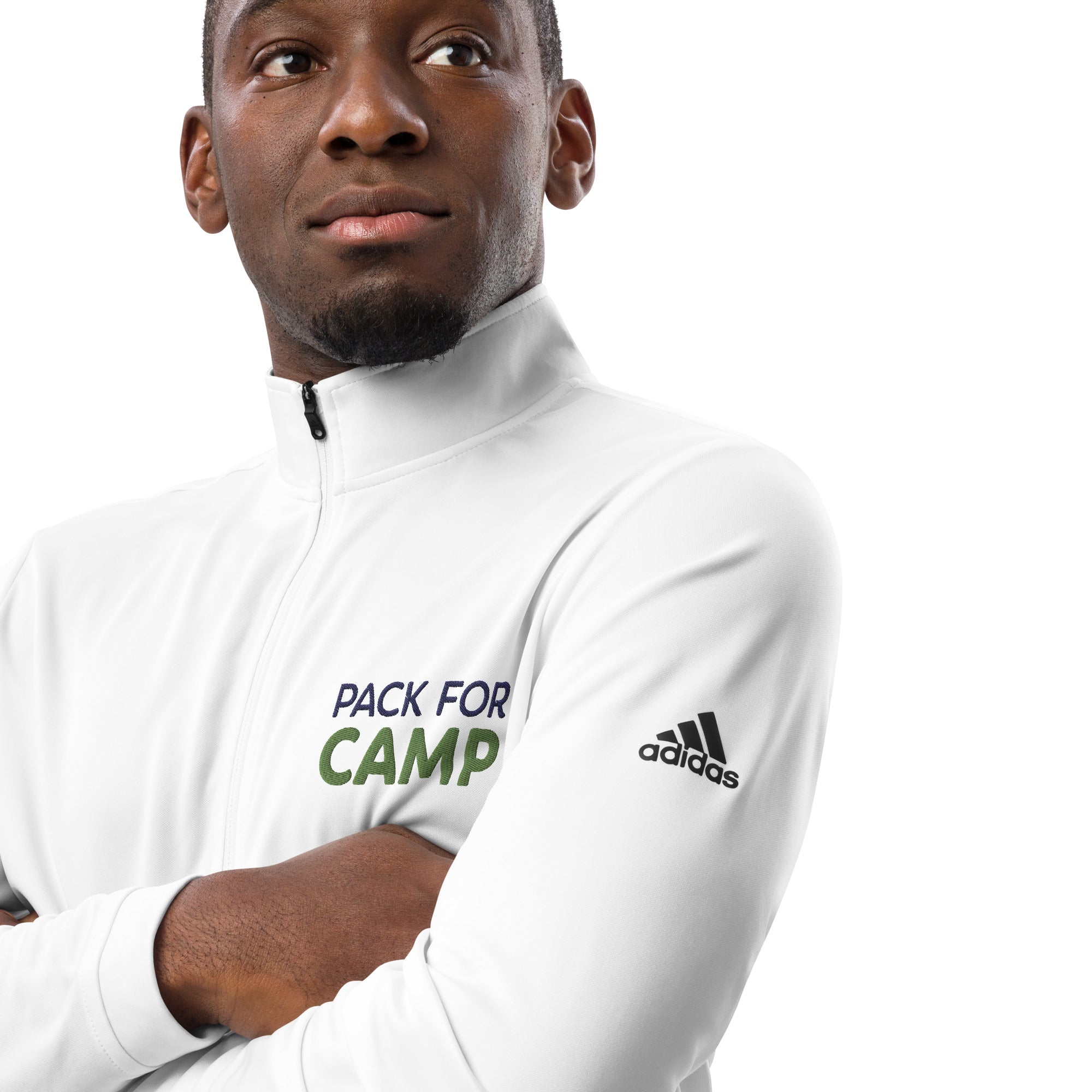 Adidas Men's Quarter Zip Pullover Sweatshirt - Lightweight Fleece Jacket for Running, Golf & Outdoor Activities