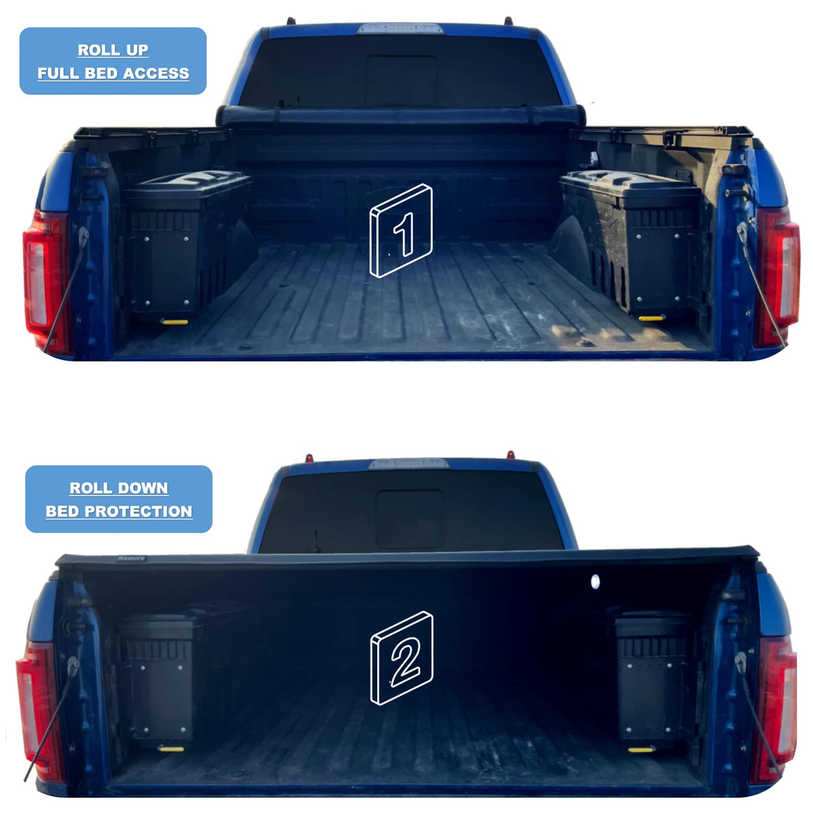 **Mamoru Soft Roll Up Tonneau Cover for 2017-2025 Honda Ridgeline 5'4