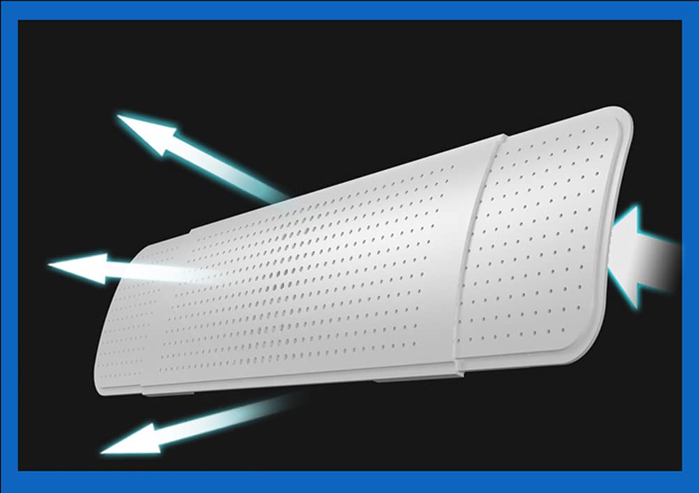 Retractable Central Air Conditioner Windshield - Adjustable AC Vent Cover for Cold & Warm Air Deflection - Perfect for Home, Office & Car Use