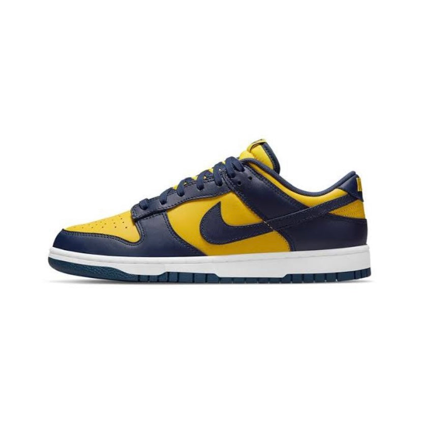 Nike Dunk Low Michigan 2021 Retro Sneakers - Men's Basketball Shoes for Casual Wear & Street Style Fashion