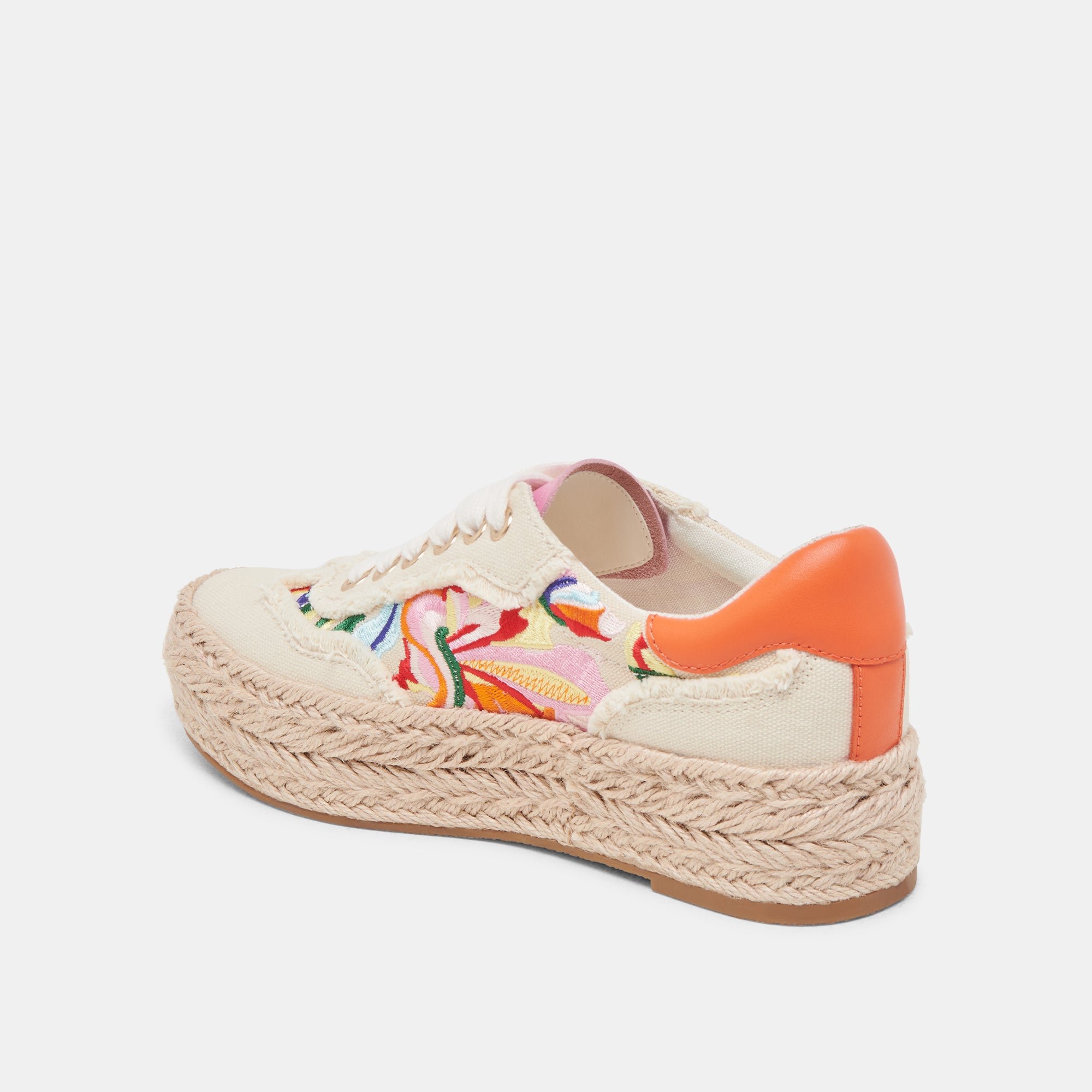 FREDY Floral Print Canvas Sneakers - Women's Casual Multi-Color Fashion Shoes for Walking, Running & Everyday Wear