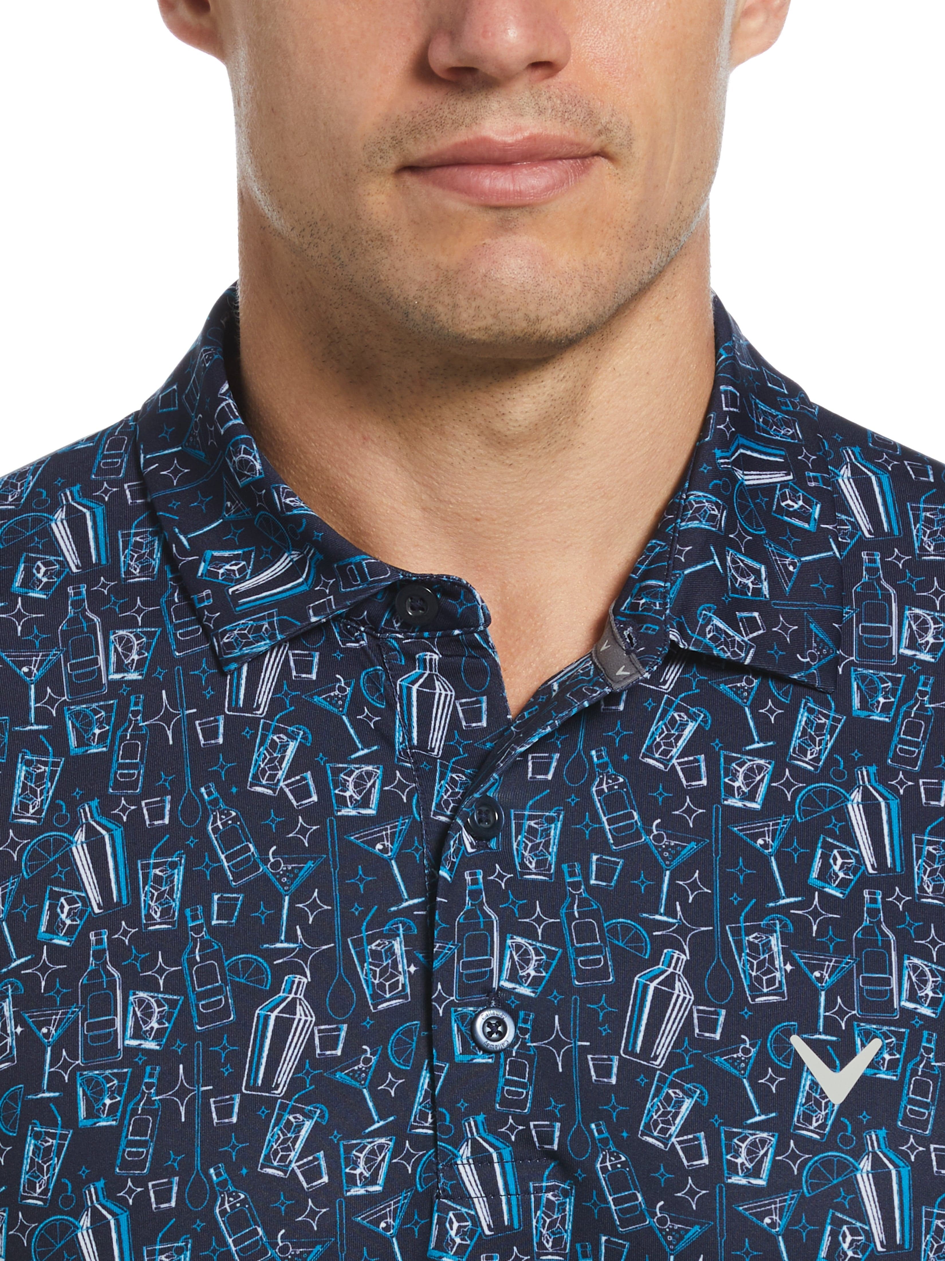 Men's Slim Fit Cocktail Polo Shirt - Stylish & Comfortable for Parties, Weddings & Business Casual Events
