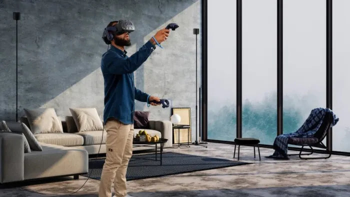 HTC VIVE Pro 2 Full VR Kit - Premium Virtual Reality Headset with High-Resolution Display & Immersive 3D Audio for Gaming, Simulation & Professional Training