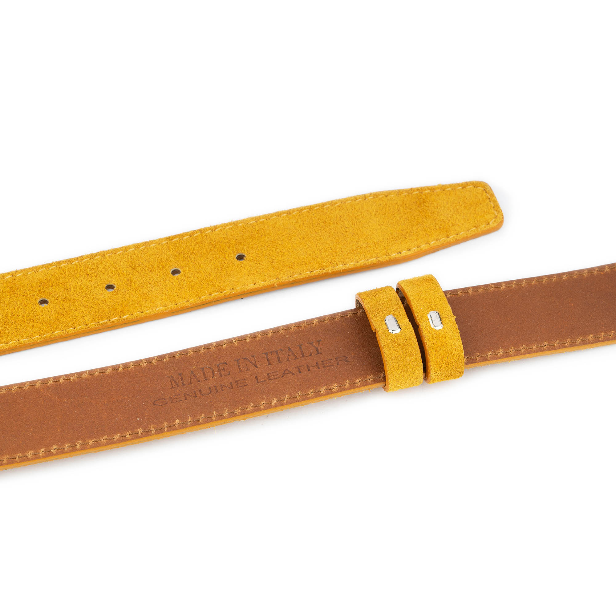 3.5 cm Camel Suede Leather Replacement Belt Strap for Ferragamo Buckles - Perfect for Dress Pants, Jeans & Formal Attire