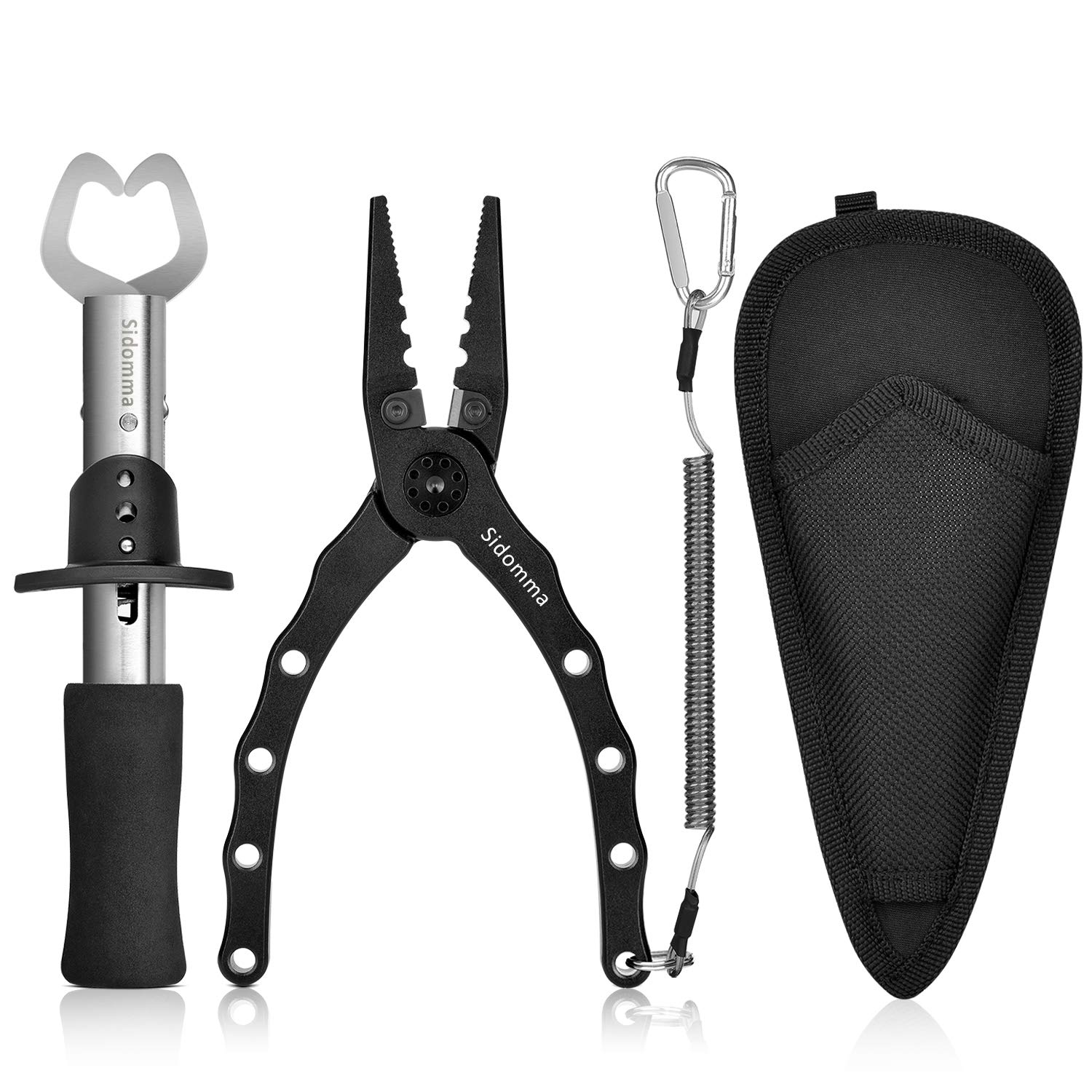 Premium Fishing Pliers & Gripper Set - Must-Have Fishing Gear for Anglers | Fly Fishing, Ice Fishing Accessories | Ideal Fishing Gifts for Men | Perfect for Catch-and-Release, Tackle Maintenance & Outdoor Adventures
