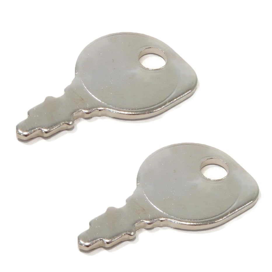 (2-Pack) Replacement Ignition Switch Keys for Laser 97521 & Oregon 42-008/42008 - Perfect for Lawn Mowers, Tractors & Outdoor Power Equipment