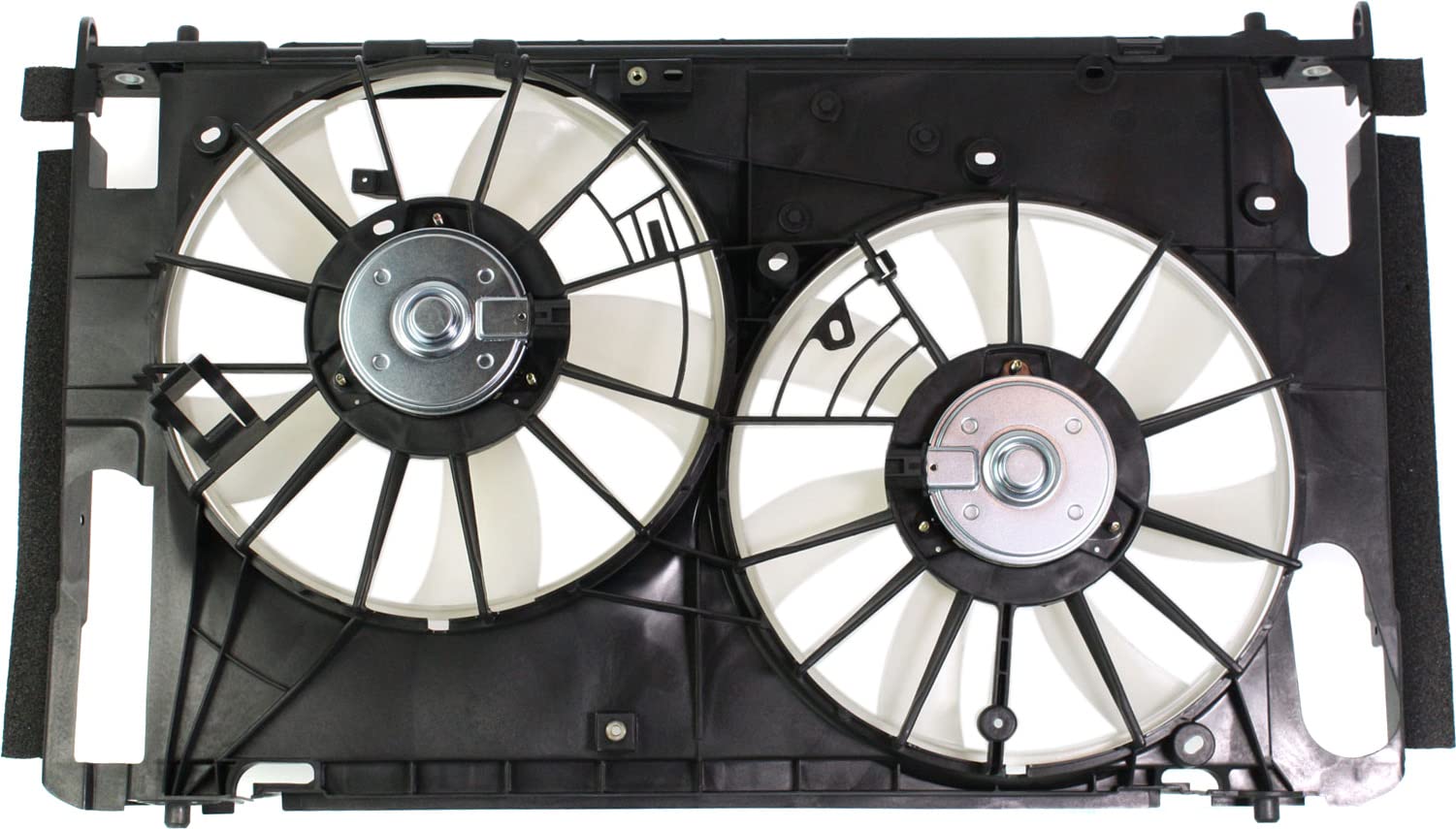 Go-Parts - Replacement Radiator Fan Assembly for Toyota RAV4 2006-2011 (2.4L/2.5L Engine) - Dual Fan Cooling System - Perfect for Japan-Built Models - Ideal for Overheating Prevention & Engine Cooling