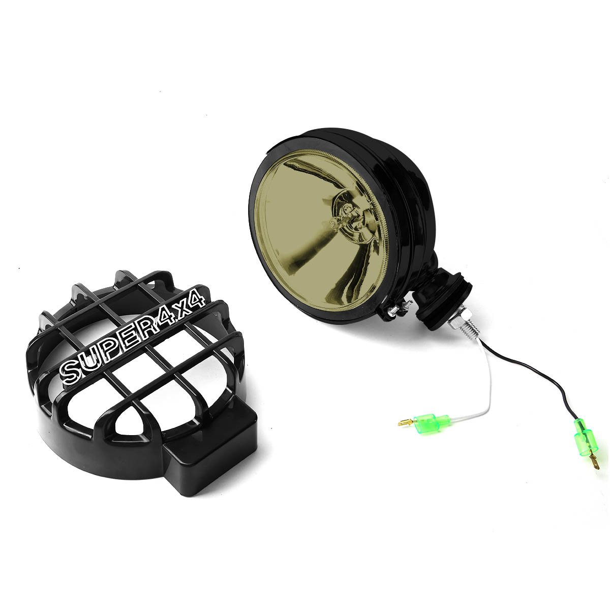 Black Bull Bar & Smoked Lens Fog Lights for Chevy C/K-Series GMT400 - 3