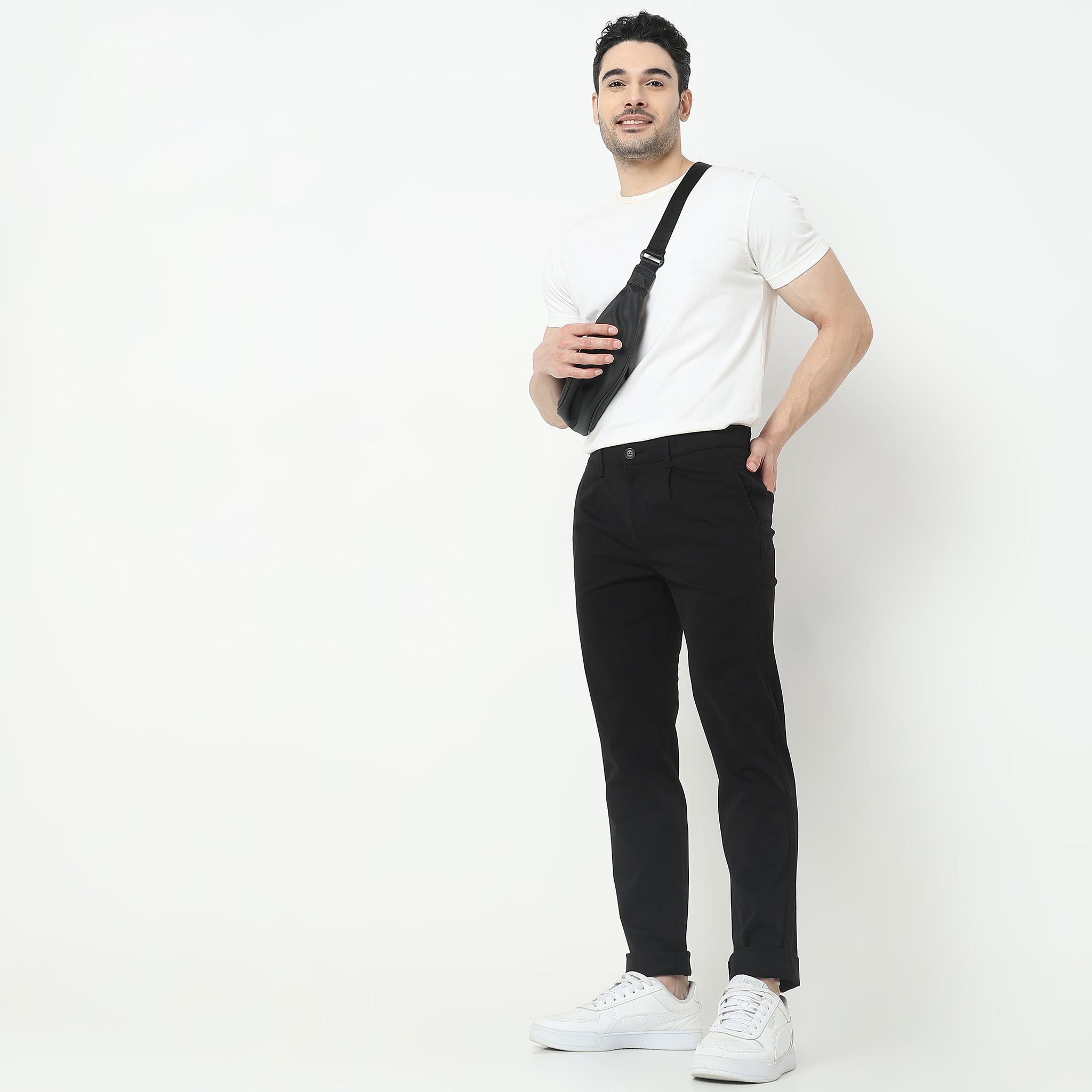 Premium Cotton Stretch Chino Pants for Men - Classic British Style Breeches with Efast Technology - Pre-Washed Comfort Fit for Casual Wear, Office & Outdoor Activities