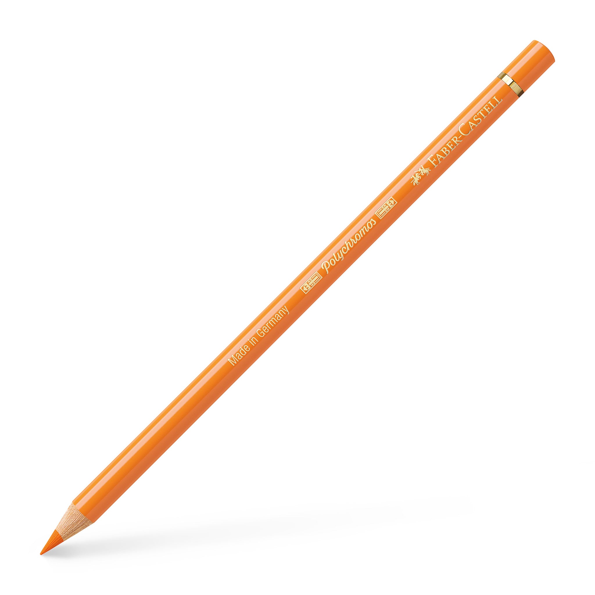 Faber-Castell Polychromos Artists' Color Pencil #111 Cadmium Orange - Professional Oil-Based Colored Pencils for Drawing, Sketching & Adult Coloring Books - Premium Art Supplies for Artists & Illustrators