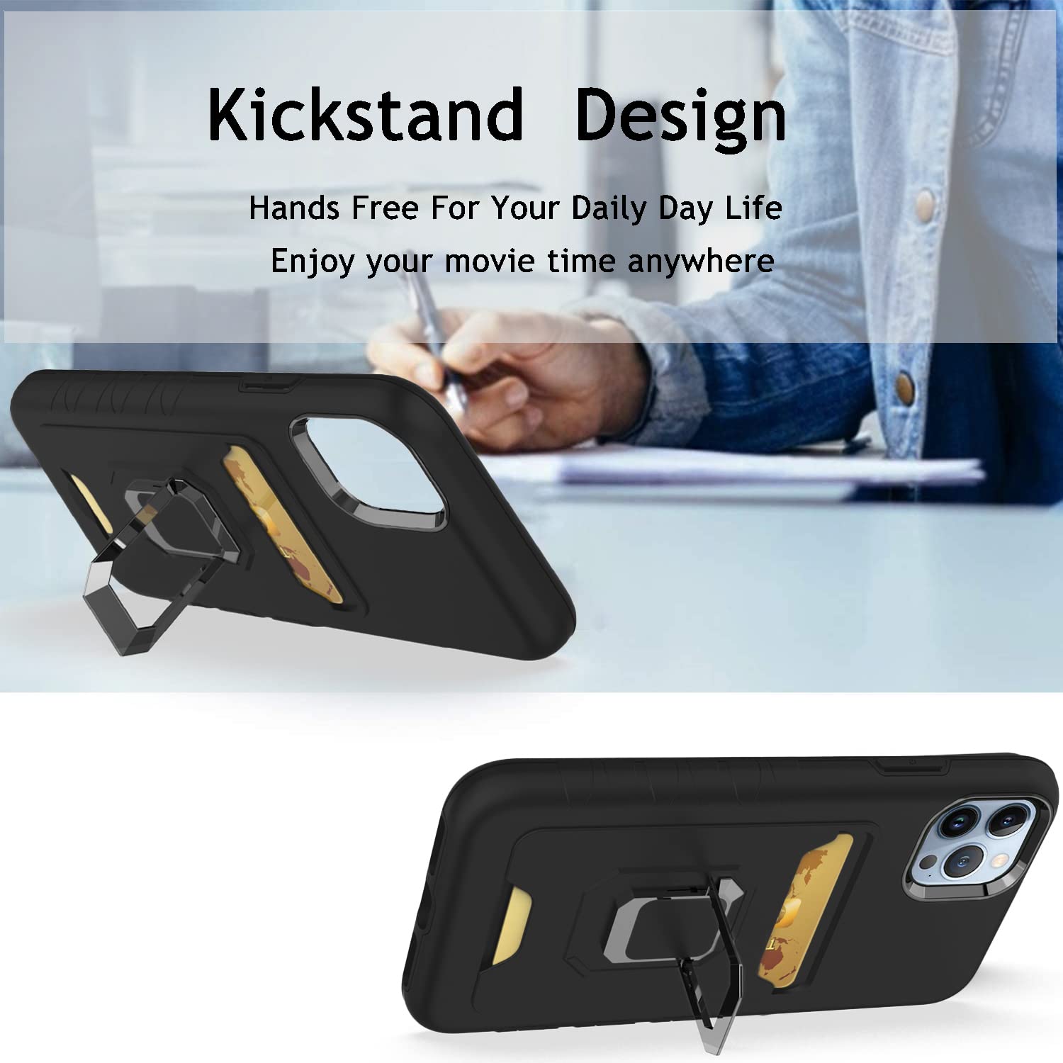 ASUWISH Slim iPhone 13 Pro Case (6.1