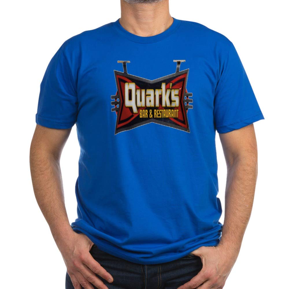 Quarks Bar Men's Fitted T-Shirt - Soft Cotton Graphic Tee for Science & Beer Lovers | Perfect for Pub Crawls, Physics Conventions & Casual Wear