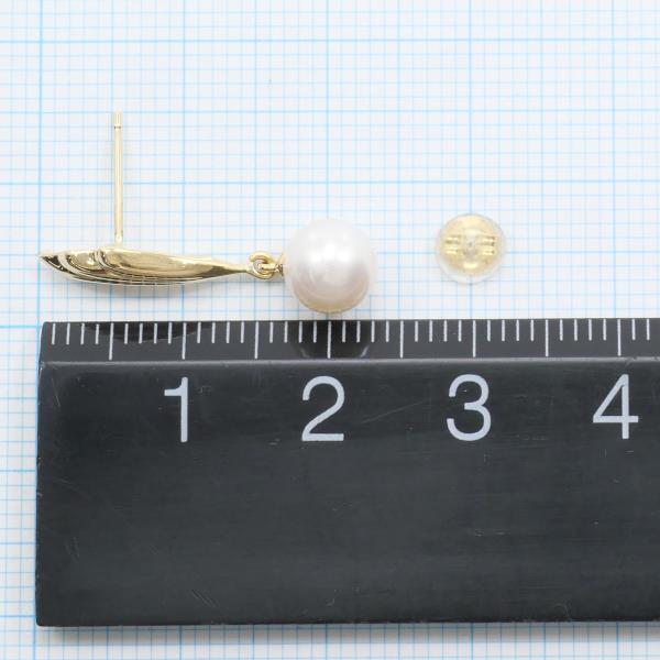 18K Yellow Gold Pearl Earrings for Women - Elegant & Timeless Pearl Stud Earrings - Perfect for Weddings, Parties & Special Occasions