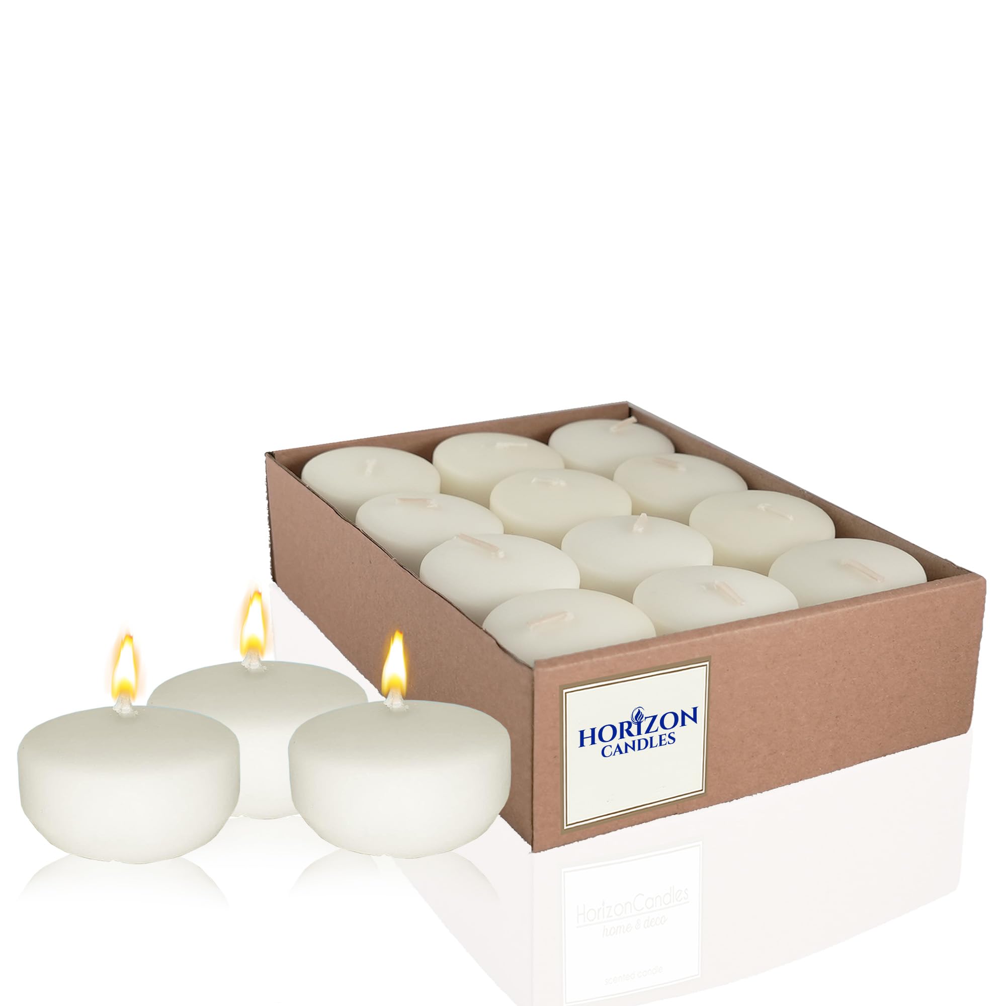 Unscented Floating Candles 24-Pack - 2
