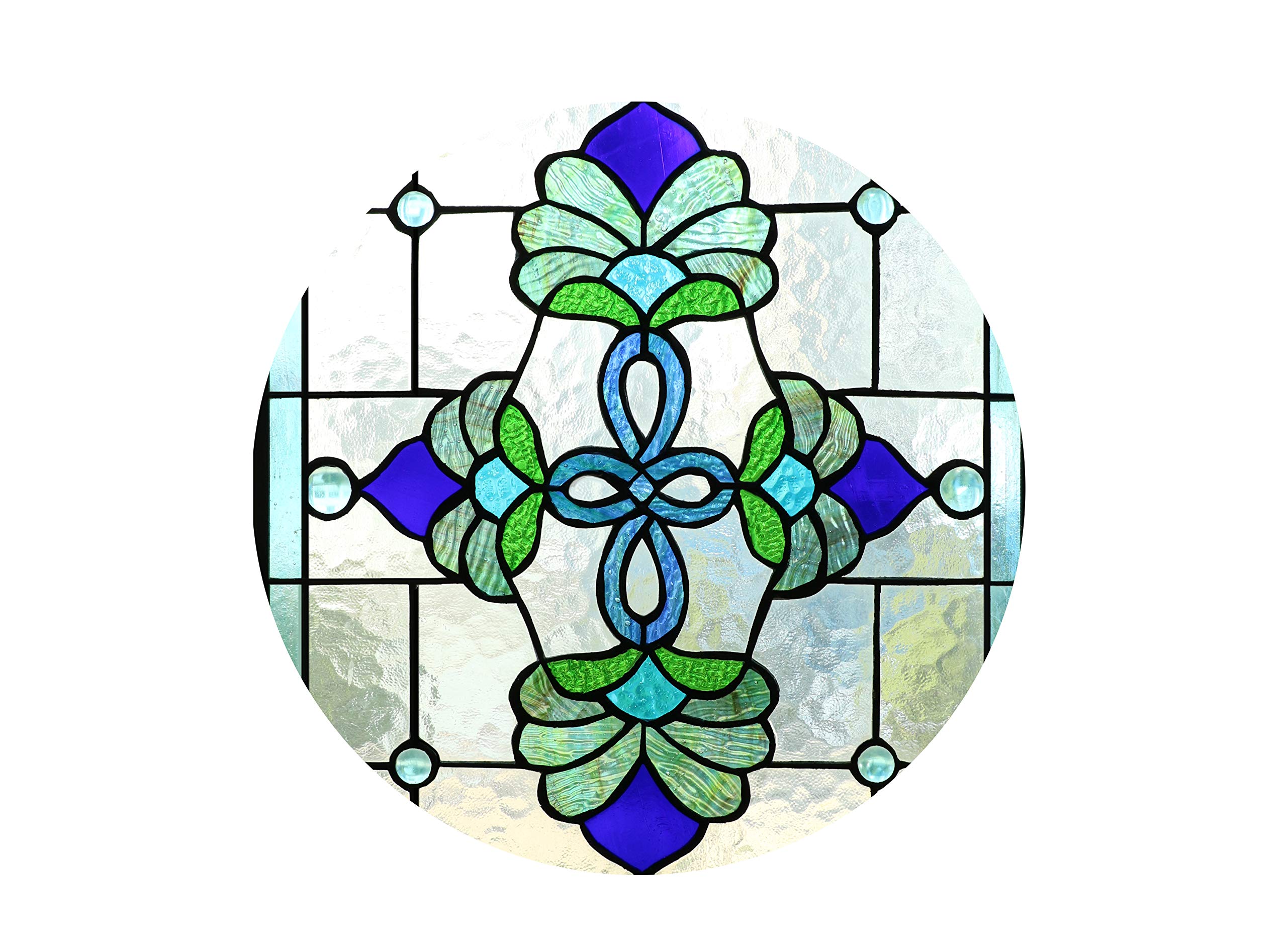 Yogoart Tiffany Style Stained Glass Window Panels - 15
