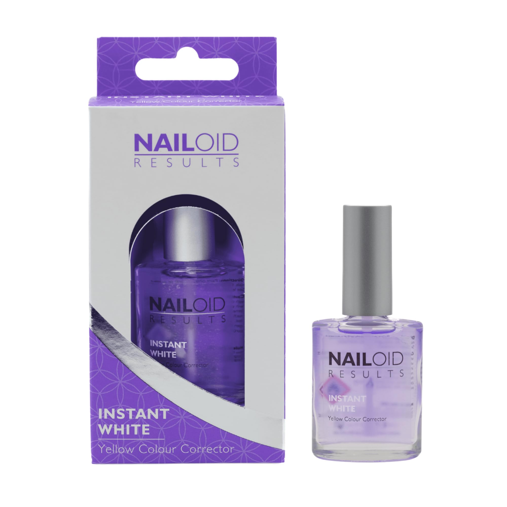 Nailoid Instant White Nail Treatment 12ml - Brightening Nail Corrector for Yellow & Discolored Nails | Perfect for Manicures, Salon Use & At-Home Nail Care