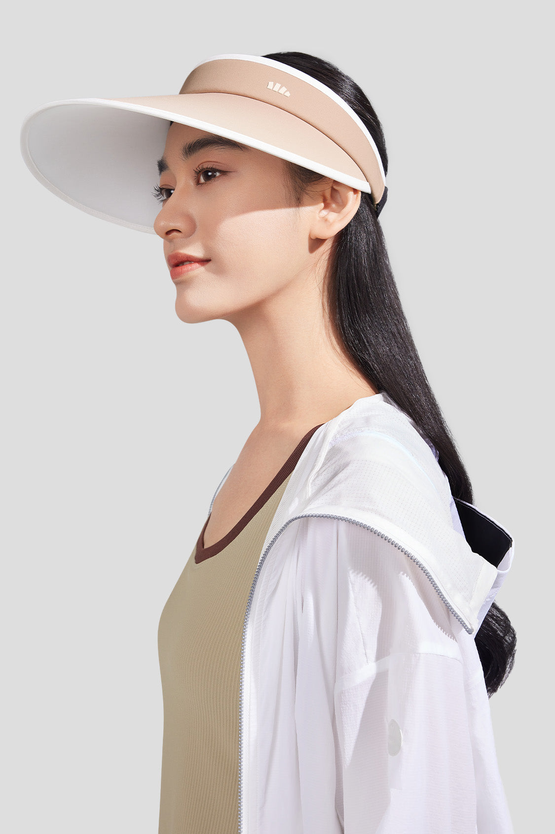 Guji S24 Women's UPF50+ Sun Visor Hat for Outdoor Sports, Running, Hiking & Beach Activities