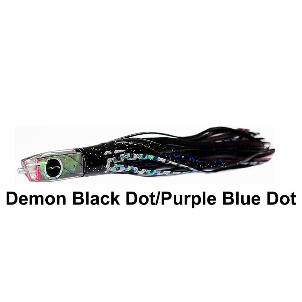 Black Bart Demon Trolling Fishing Lure - Premium Saltwater & Freshwater Game Fish Bait for Offshore and Inshore Fishing