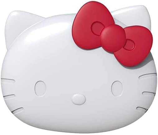 Hello Kitty LED Makeup Mirror with Touch Sensor, Adjustable Brightness & Stand - Portable Vanity Mirror for Home, Travel & Professional Makeup Application (White)