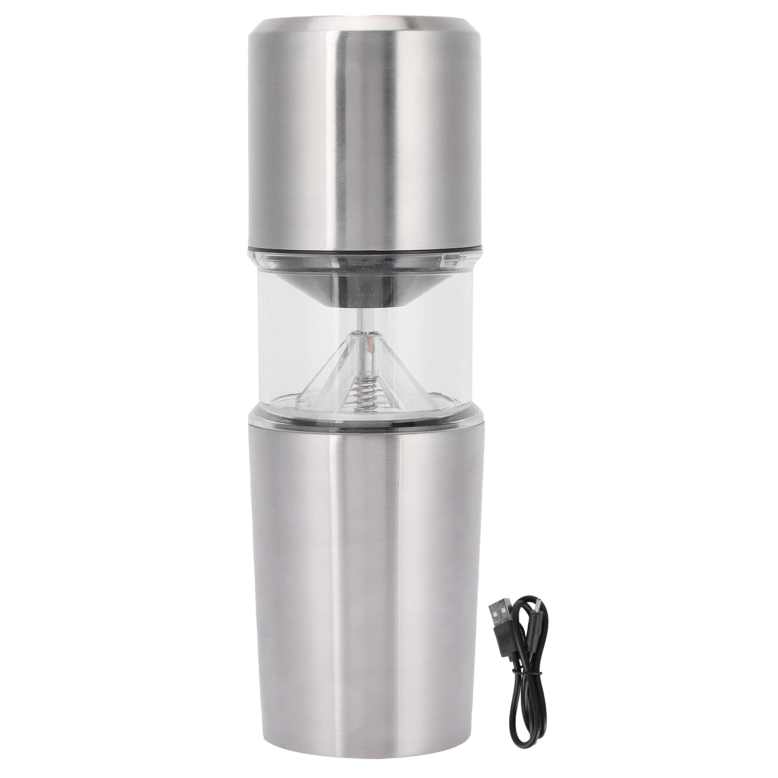 Premium Electric Coffee Grinder for Espresso & Spices - USB Rechargeable Wet/Dry Grinding Machine for Home & Travel | Perfect for French Press, Pour Over & Cold Brew