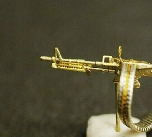 1/72 Scale M60 Machine Gun Mount Variant Plastic Model Kit - Mini World 7245c - USA Military Vehicle Model for Collectors & Wargaming Scenes