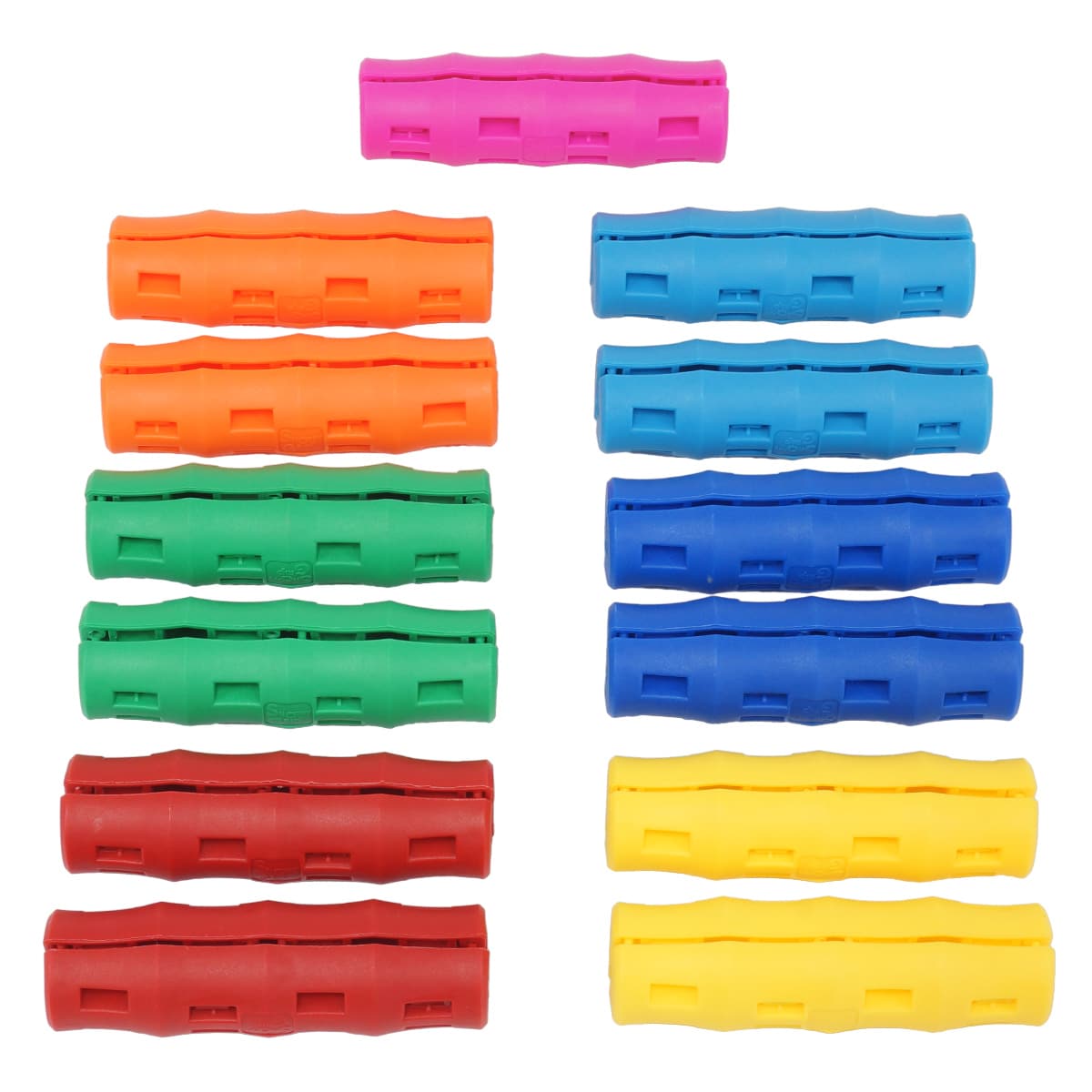 Snappy Grip Ergonomic Rainbow Assortment Bucket Handles 12 Pack with Bonus - Durable & Comfortable for Gardening, Cleaning & DIY Projects