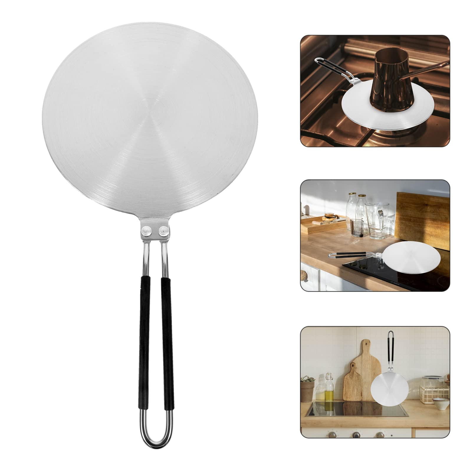 **Stainless Steel Induction Cooker to Gas Stove Adapter Plate - Heat Diffuser & Converter Disk for Safe Cooking | Perfect for Camping, RV, and Home Kitchens**
