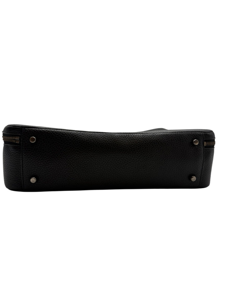 Coach Hampton Leather Day Briefcase for Men & Women | Premium Genuine Leather Work Bag | Professional Office Briefcase, Business Travel & Commuting