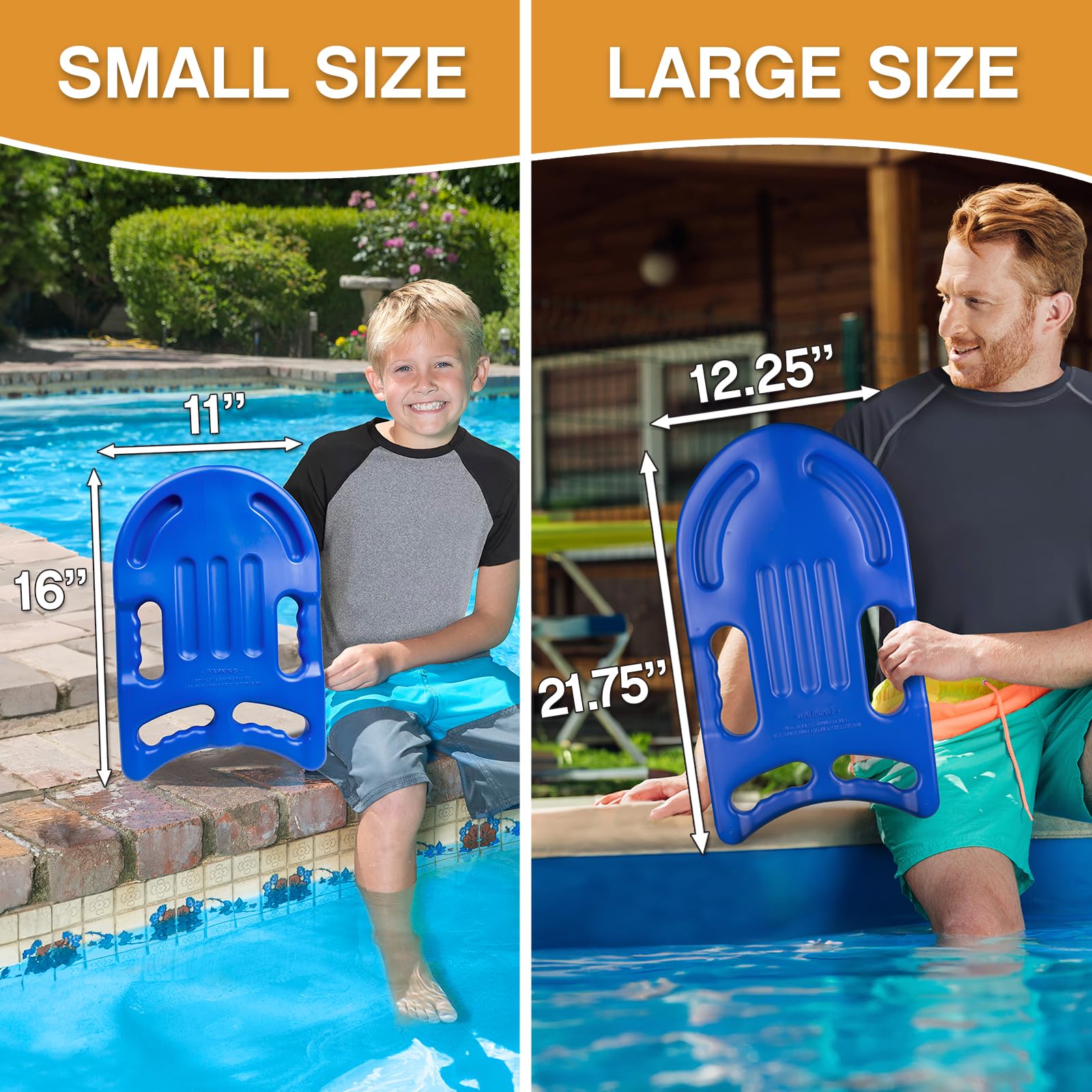 Poolmaster Advanced Kickboard Swim Trainer - Professional Swim Aid for Kids & Adults - Perfect for Swimming Lessons, Training & Water Exercise