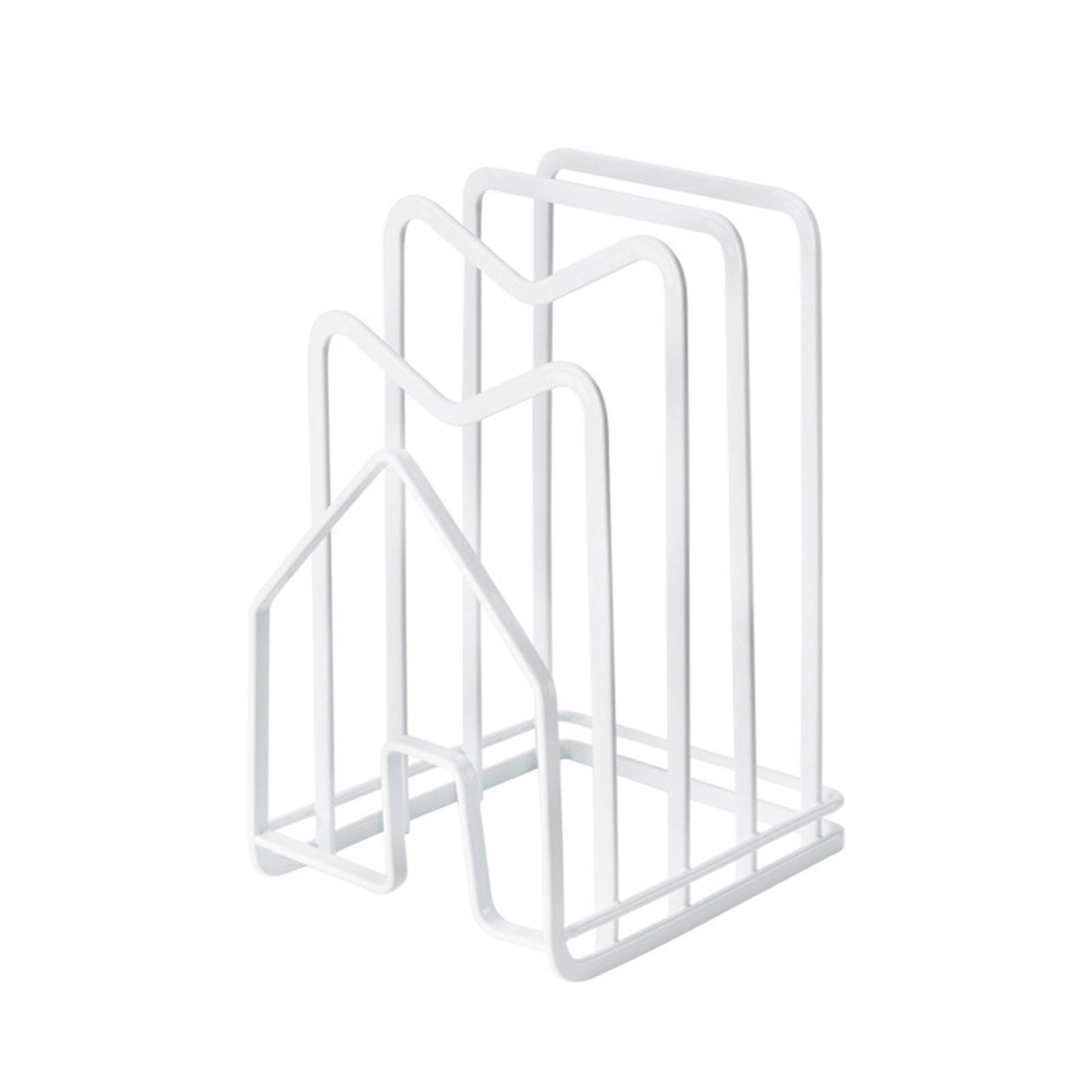 01SHIRTS Kitchen Organizer Rack - Pot Pan Lid Holder, Chopping Board Storage Shelf for Countertop, Drain Stand - Perfect for Kitchen, Bedroom, Study Desk Organization & Bookshelf Storage
