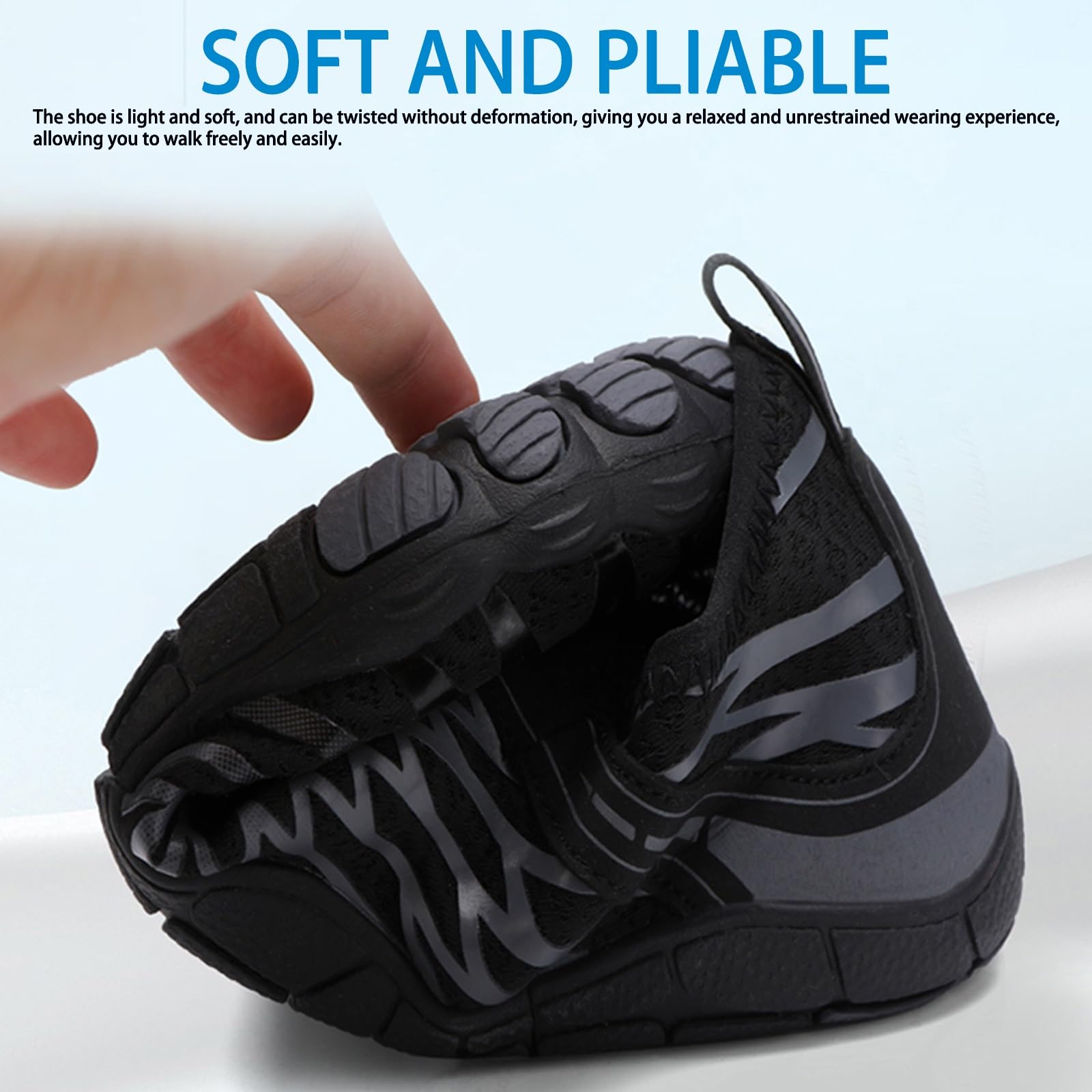Barefoot Shoes for Women & Men - Wide Toe Box Non-Slip Breathable Waterproof Lightweight Walking Shoes - Unisex for Outdoor, Gym, Driving, Beach & Water Activities (White, Women's 8-8.5/Men's 6-6.5)
