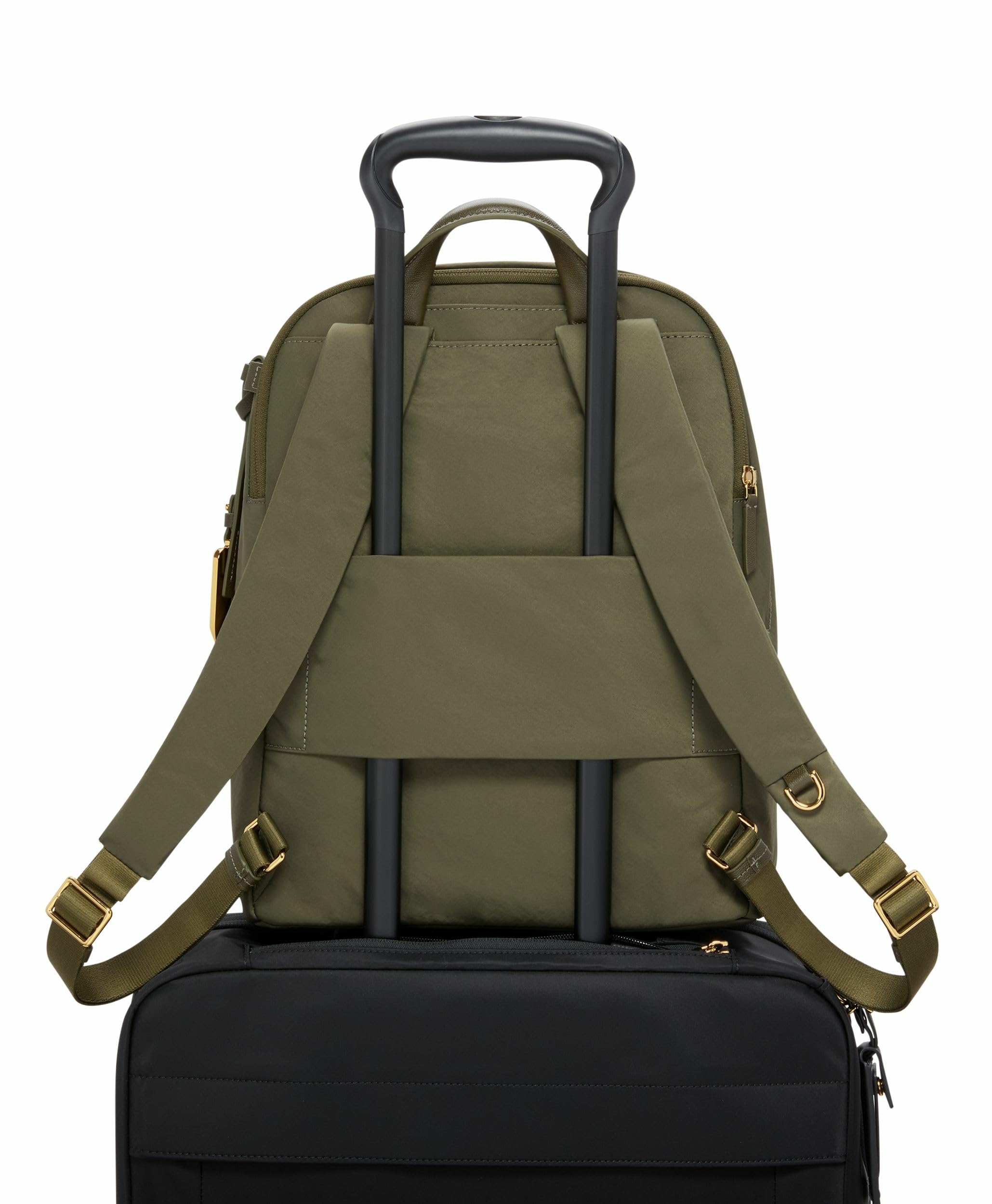TUMI Voyageur Halsey Backpack for Men & Women - Durable Travel Backpack with Laptop Compartment - Olive Green Business & Commuter Backpack for Work, College & Everyday Use