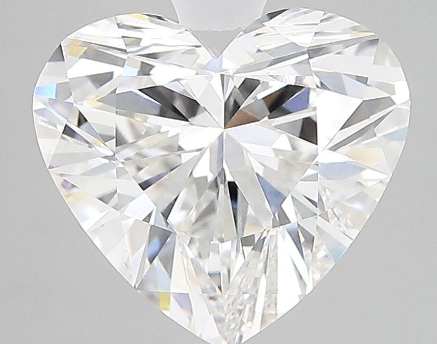3.54 Carat G VVS2 Heart-Shaped Lab-Grown Diamond for Engagement Rings & Anniversary Gifts