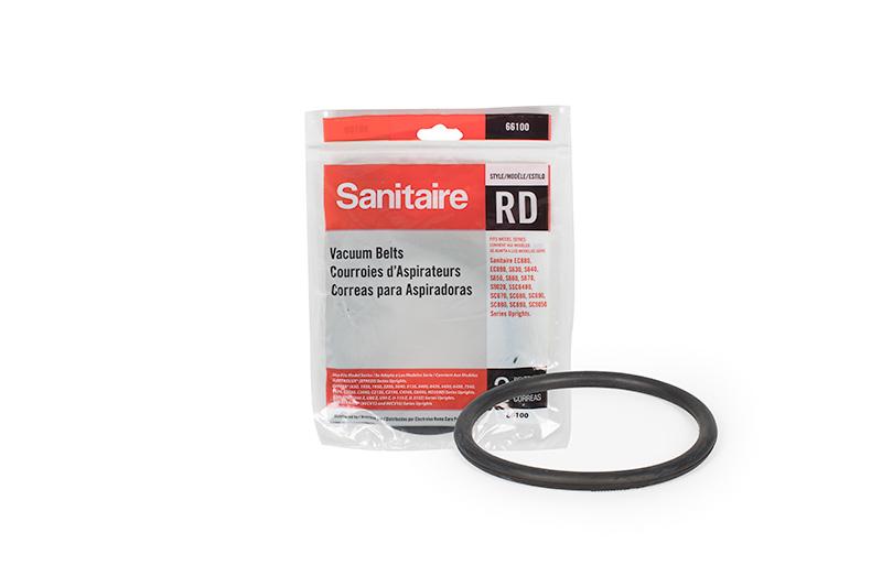 Sanitaire 66100 RD Round Upright Vacuum Belt Replacement (2-Pack) - Compatible with Sanitaire Upright Vacuums for Home & Office Cleaning