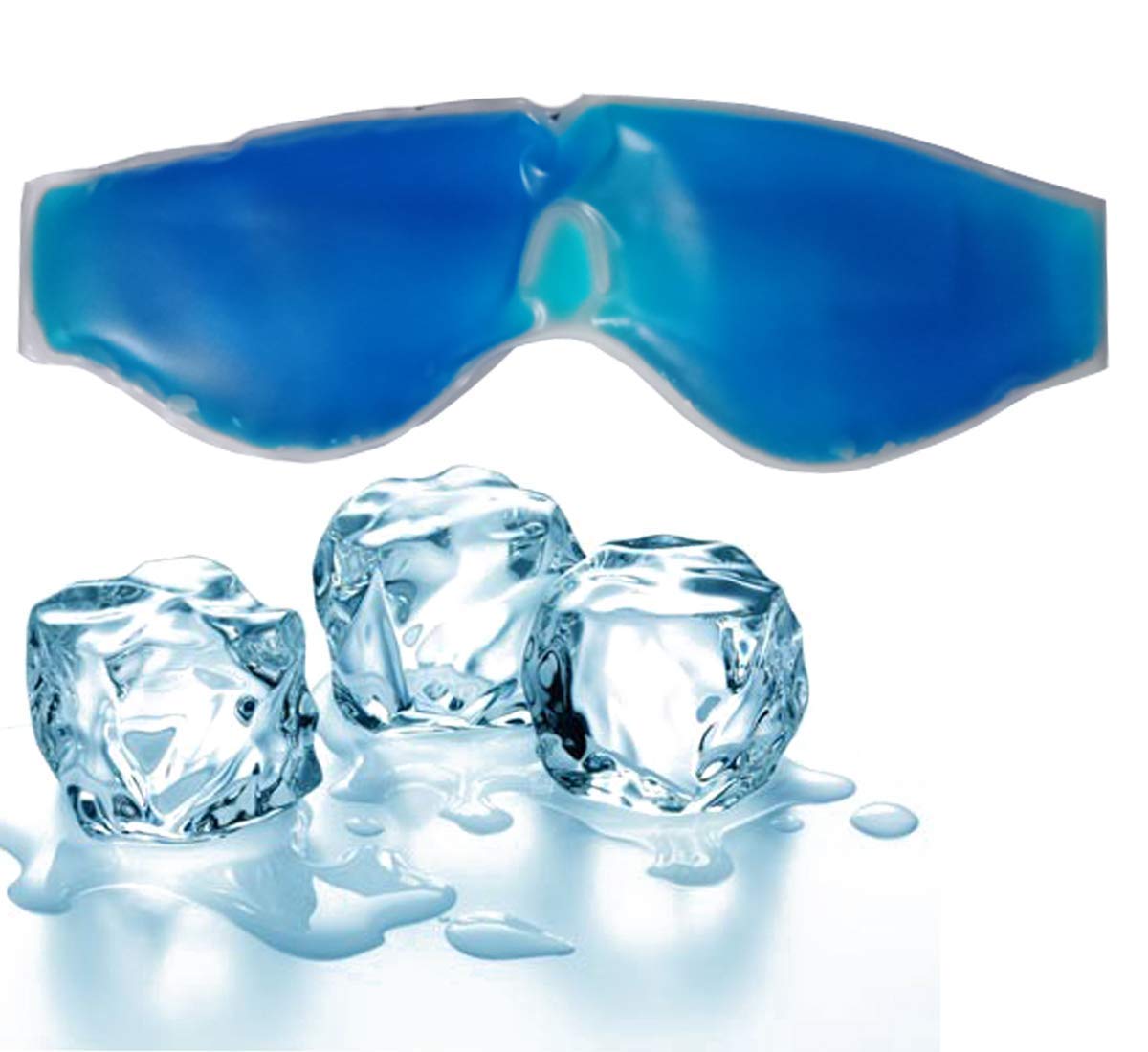 WENGTY Cooling Gel Eye Mask for Puffy Eyes & Dark Circles - Soothing Relief for Stress & Fatigue - Perfect for Travel, Work, and Home Relaxation