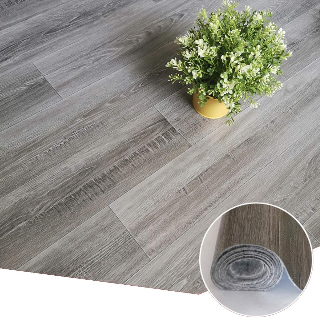 YNFNGXU Waterproof PVC Floor Stickers - Thick & Durable Vinyl Flooring for Living Room, Bedroom, Store - Wear-Resistant Decorative Floor Covering (10m², Color C) - Perfect for Home Renovation, Rental Apartments & Commercial Spaces