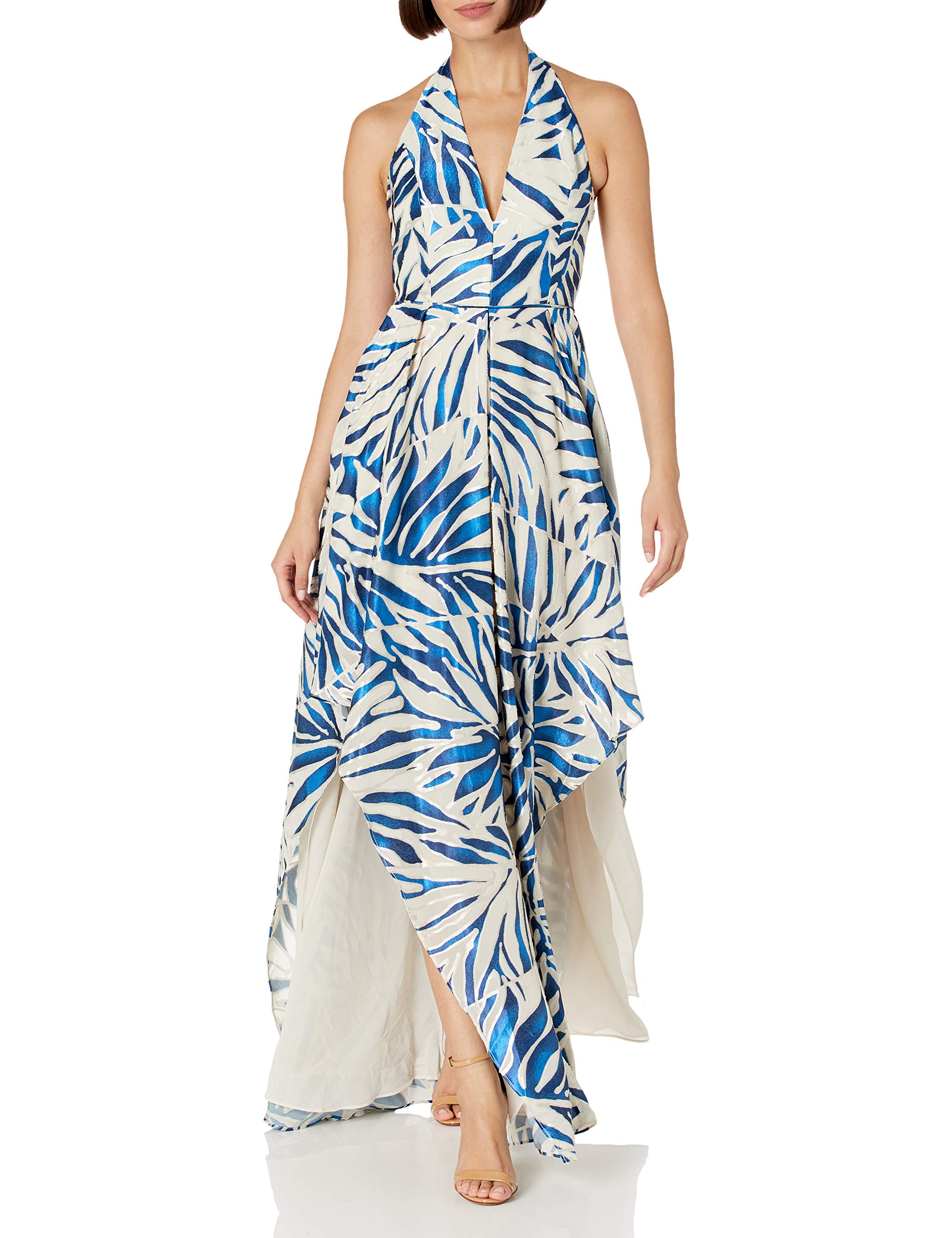 HALSTON Women's Halter Neck Dress - Elegant Summer Sleeveless Flowy Maxi Dress for Beach, Party & Vacation | Fashionable & Comfortable
