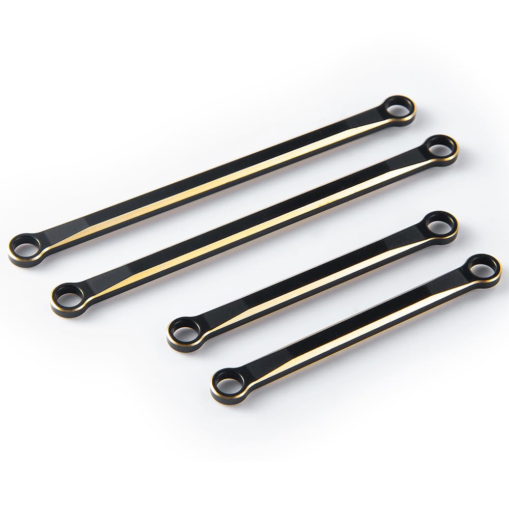 Upgraded High Clearance Aluminum Alloy Chassis Links Set for TRX4M Defender & Bronco 1/18 Scale RC Crawler Cars - Perfect for Off-Road Trail Crawling and Rock Climbing Adventures