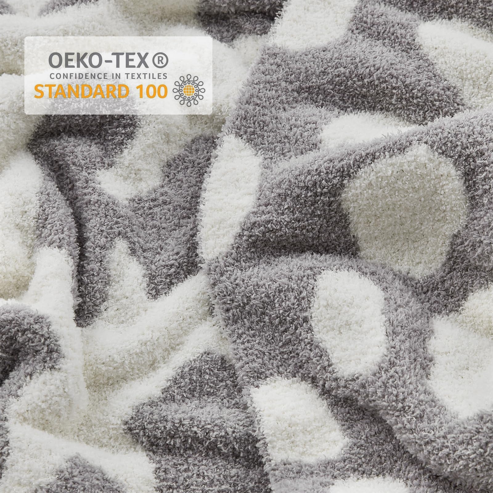 Snuggle Sac Reversible Leopard Print Blanket - Super Soft & Cozy Knit Throw for Bed, Sofa, Couch - Fuzzy Plush Lightweight Twin Size 60x80 Inches - Perfect for Lounging, Movie Nights & Winter Warmth