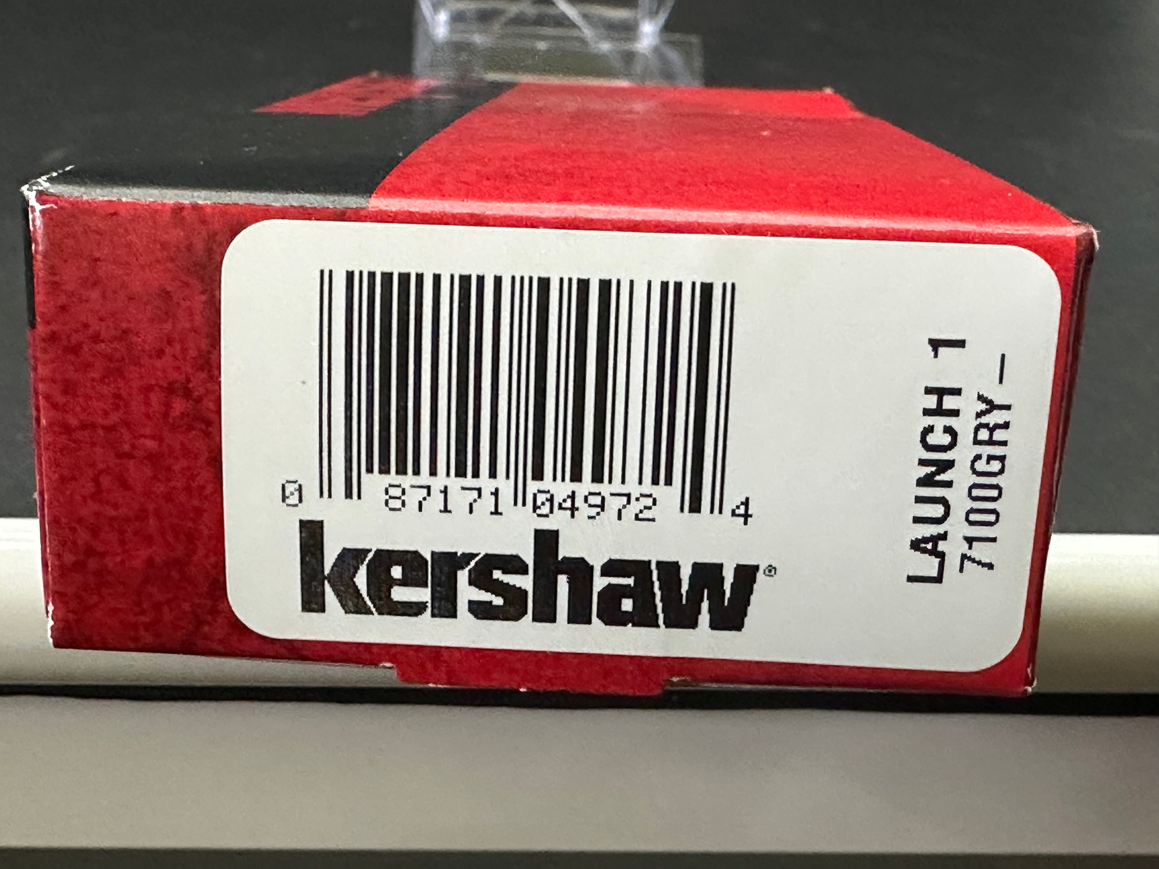 Kershaw Launch 1 Automatic Knife - Gray Tactical Folding Pocket Knife for EDC, Outdoor Camping & Survival Gear | High Speed Deployment | Premium CPM-154 Steel Blade