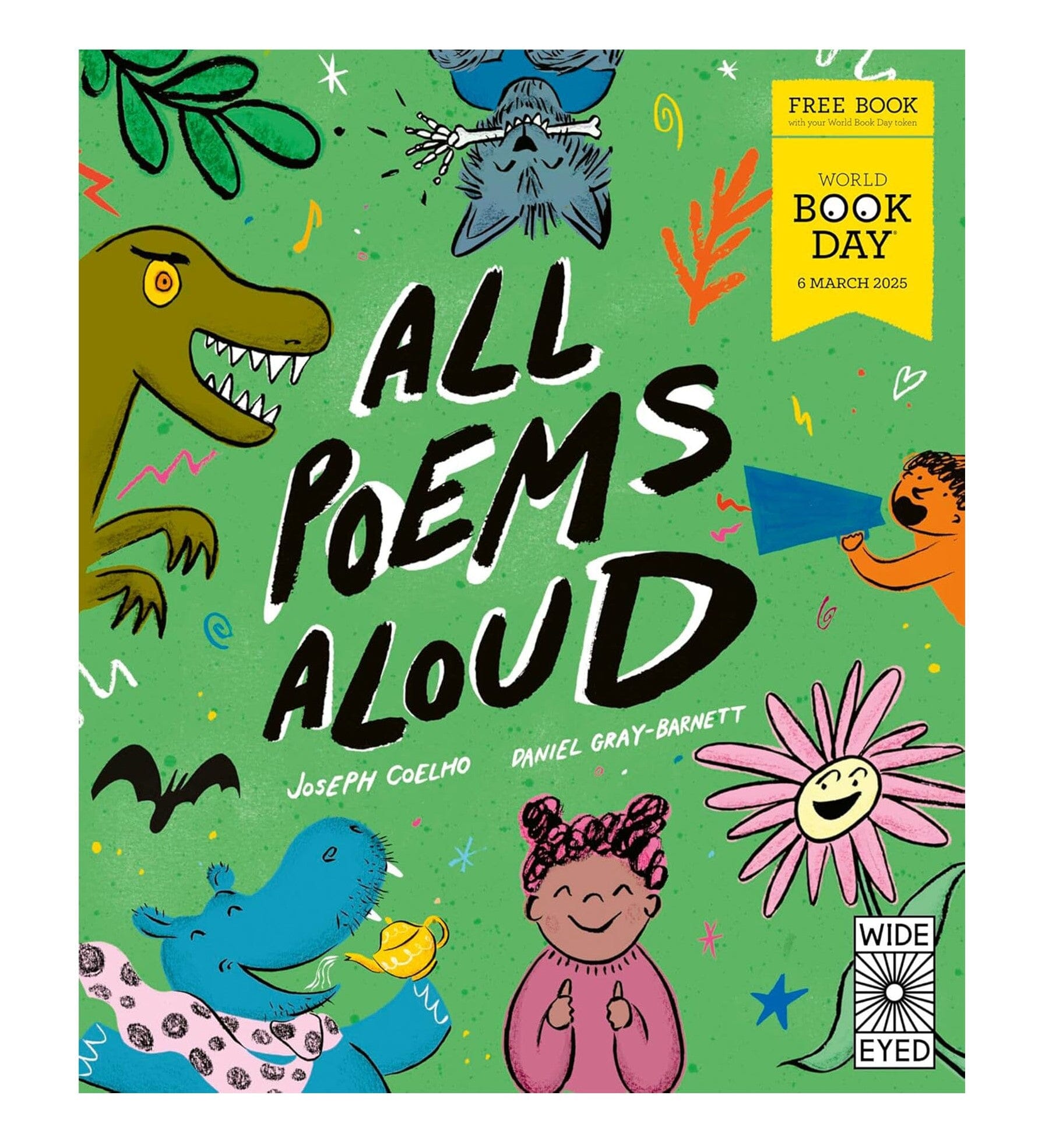 All Poems Aloud by Joseph Coelho - World Book Day 2025 Paperback Book for Kids Ages 6-9 | Perfect for Bedtime Stories, Classroom Reading & Poetry Lovers