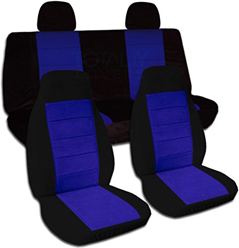 Black and Dark Blue