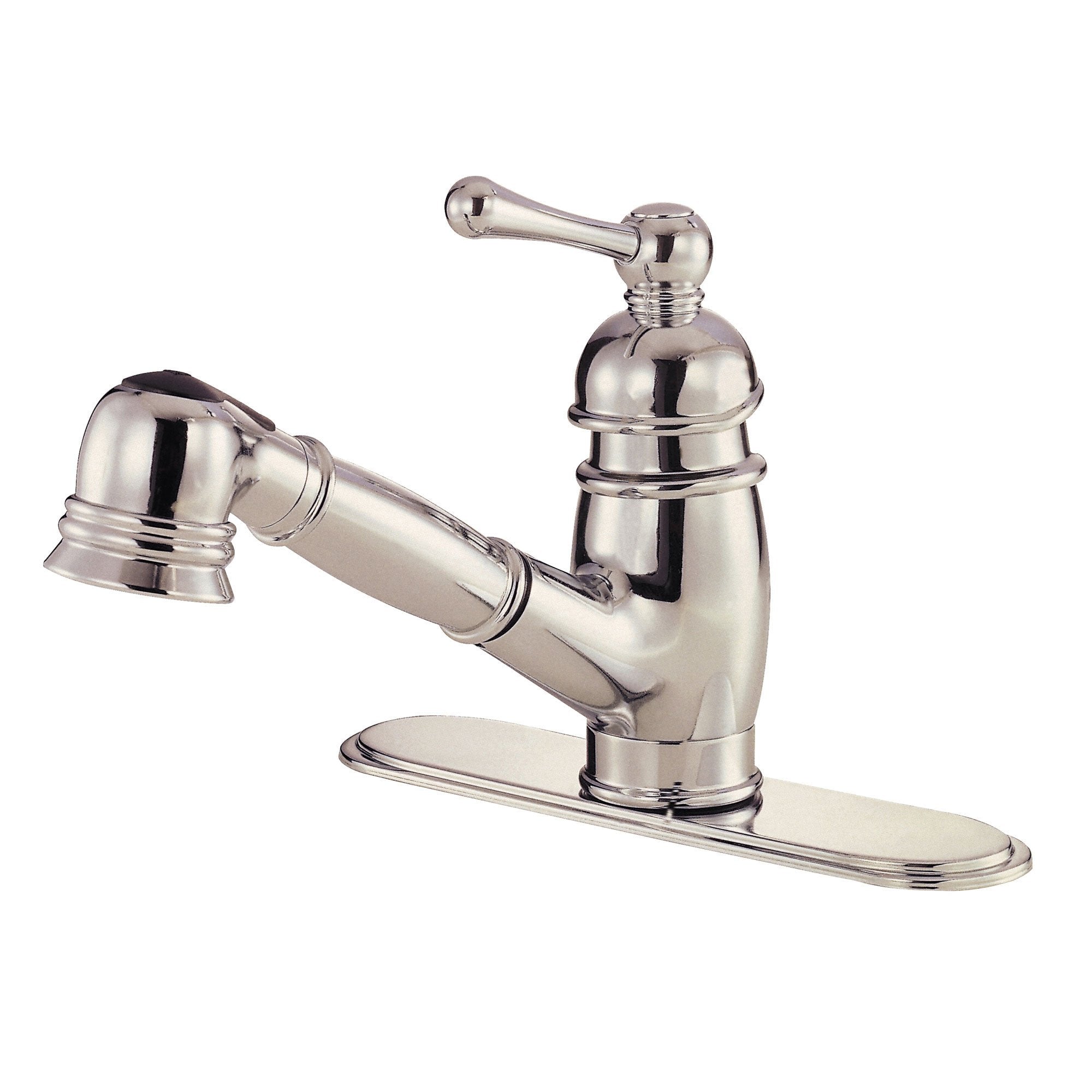 Danze Opulence Stainless Steel Single Handle Pull-Out Kitchen Faucet with High Arc Spout - Perfect for Modern Kitchens, Dishwashing & Food Prep