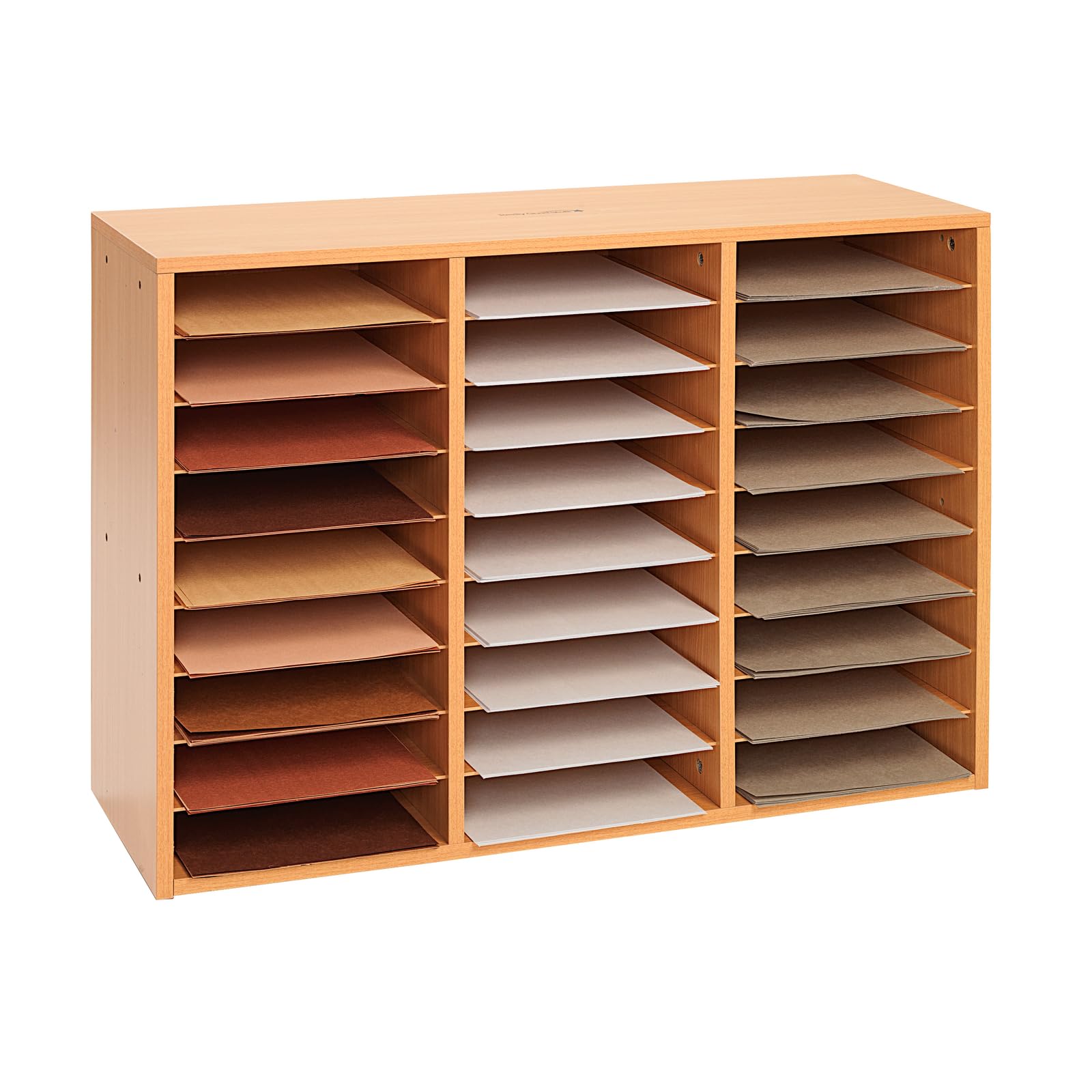 Really Good Stuff Classroom Oak Mail Center - 27 Slots, 32